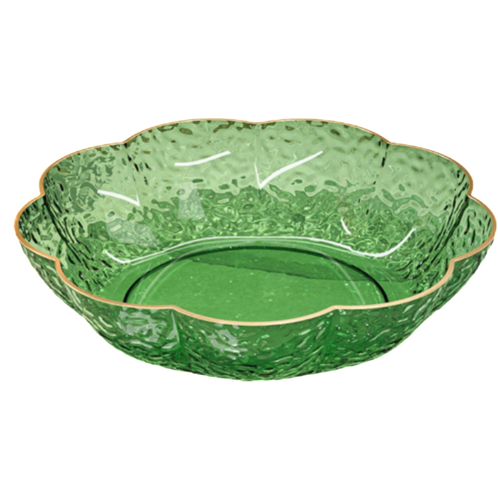 Large-Capacity Transparent Flower-Shaped Fruit Plate