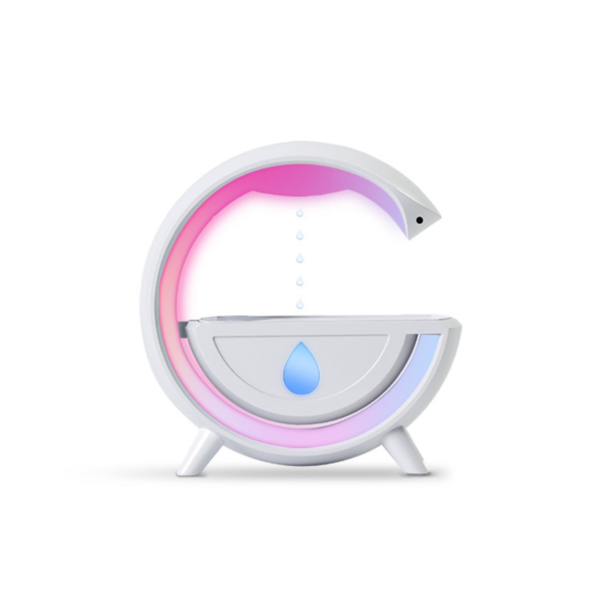 Gravity Defying Humidifier Bluetooth Speaker Rgb Light
