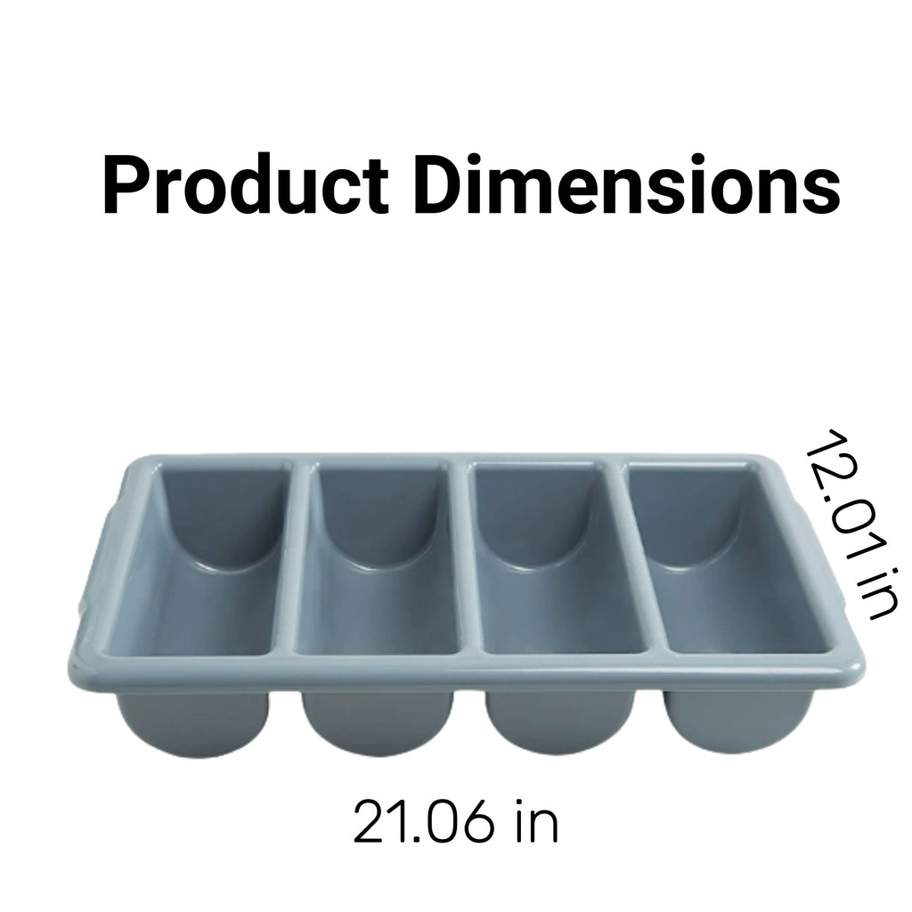Four-compartment Divided Tableware Tray