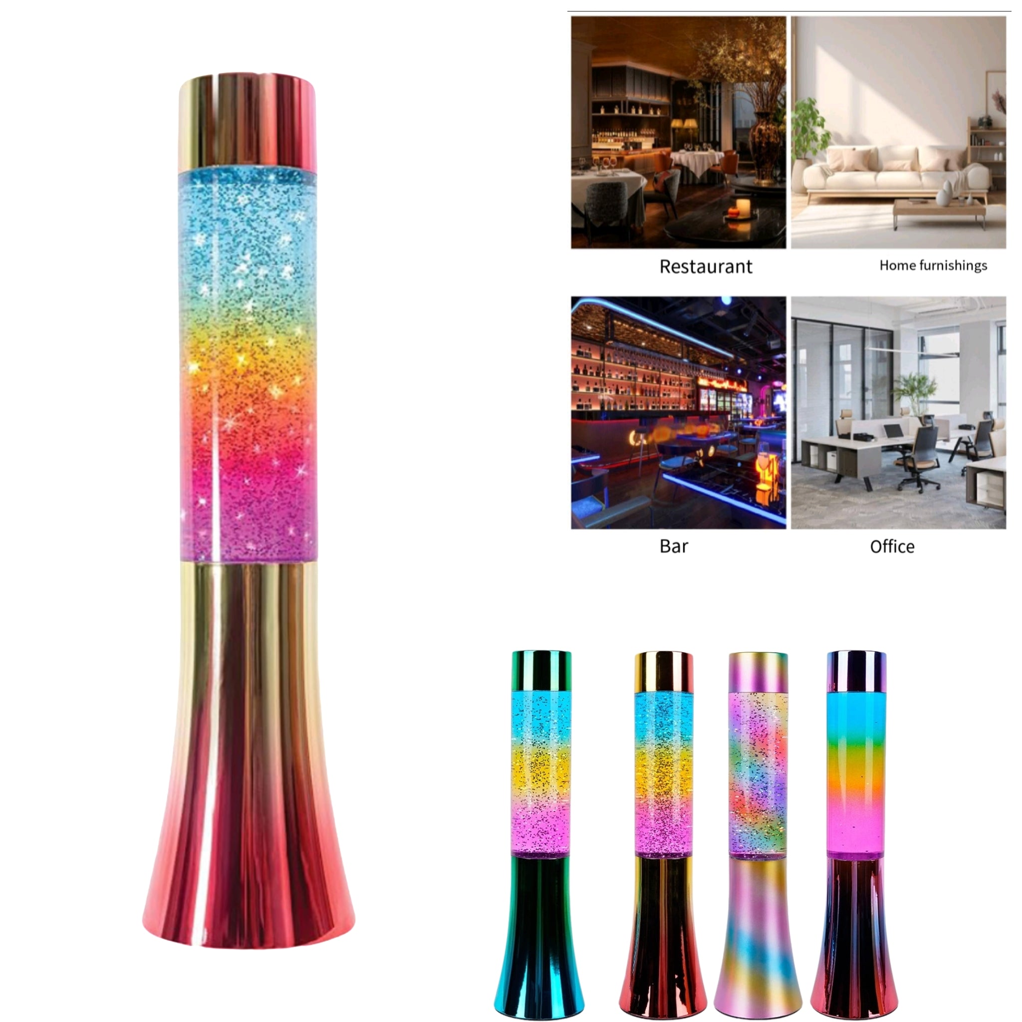 Rainbow LED Table Lamp Color Changing Mood Light