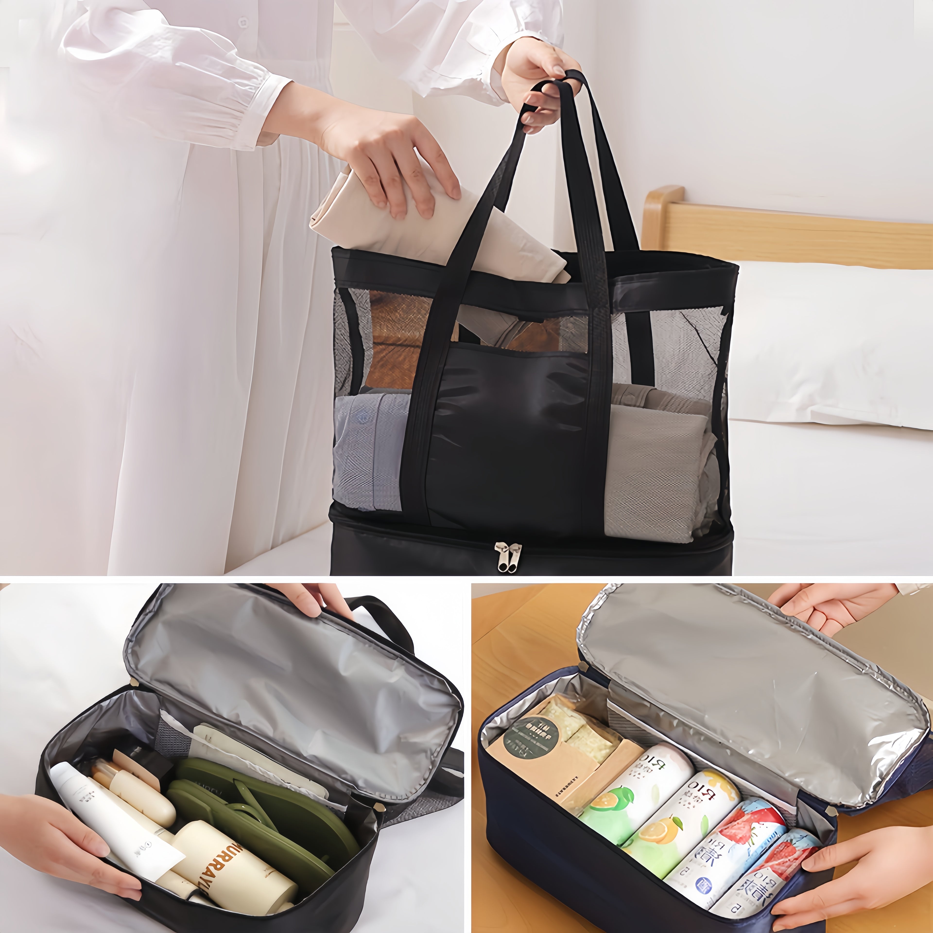 Thermal Insulated Dry-Wet Separation Storage Bag