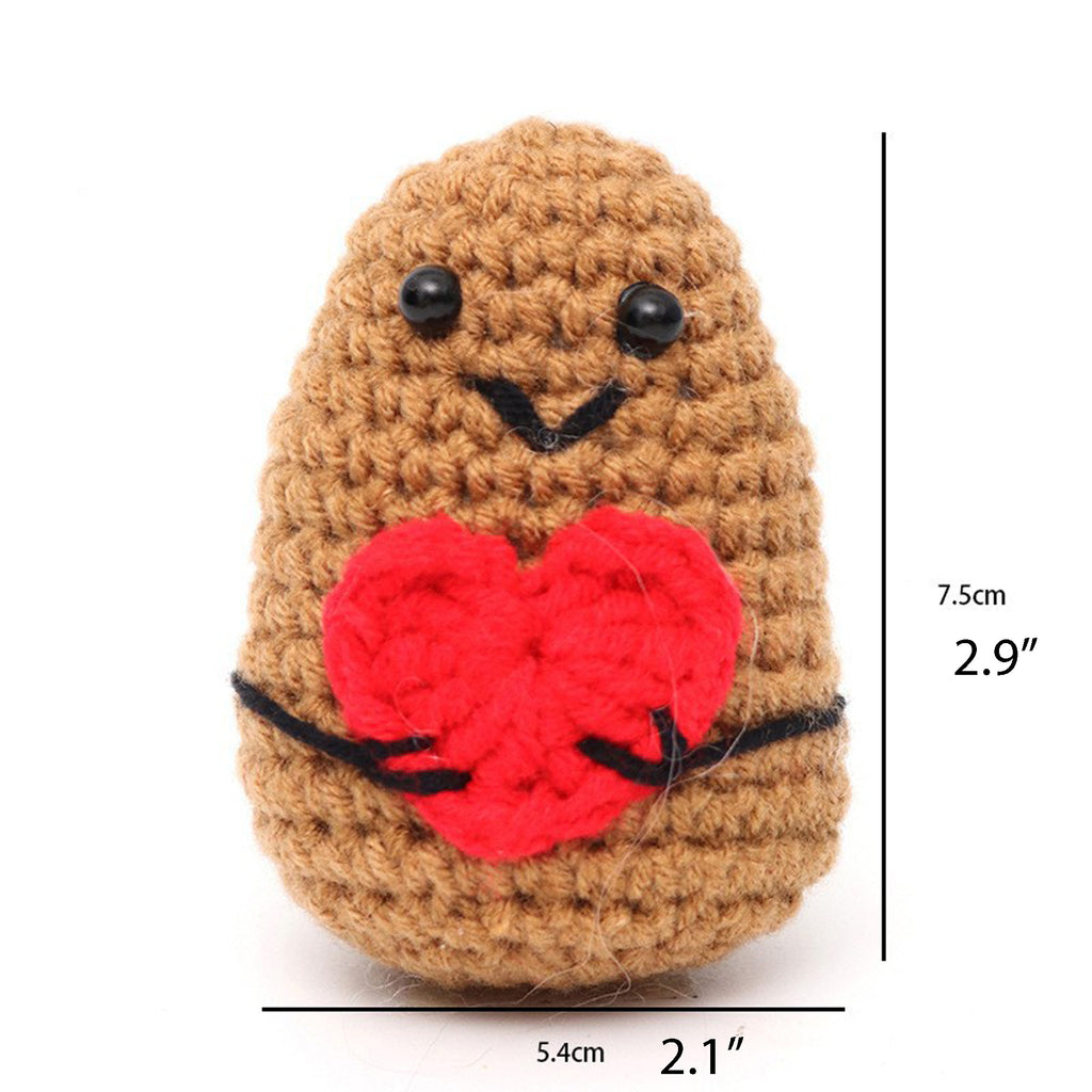 Handmade Woolen Knitted Dr. Potato Doll