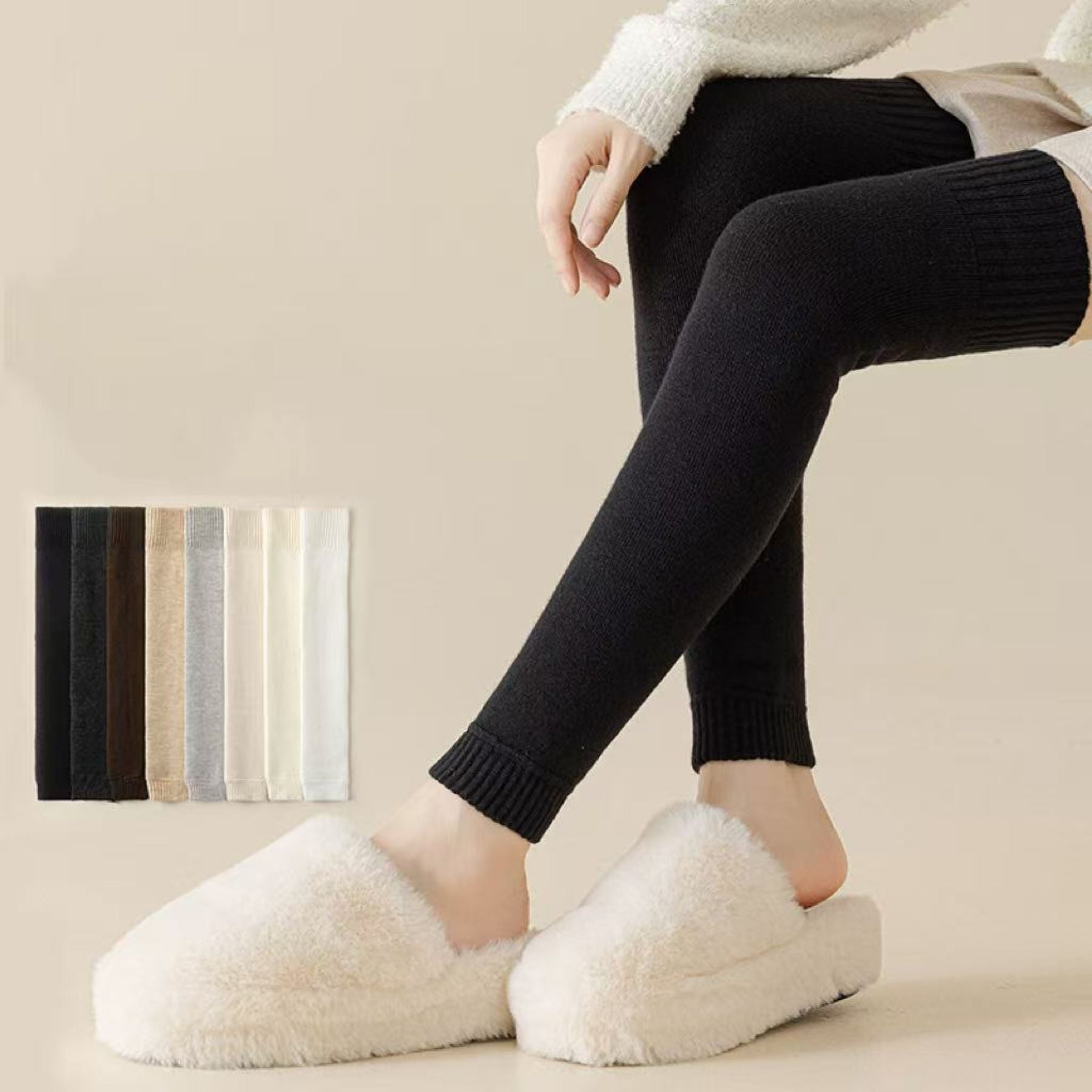 Warmth-Preserving Cashmere Knee Pads