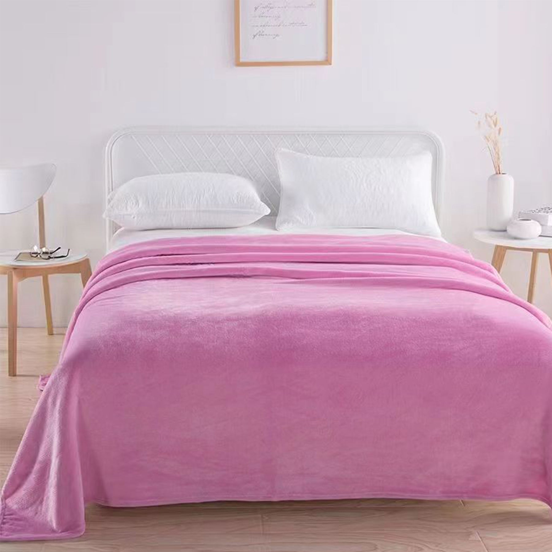 Solid Color Flannel Blanket