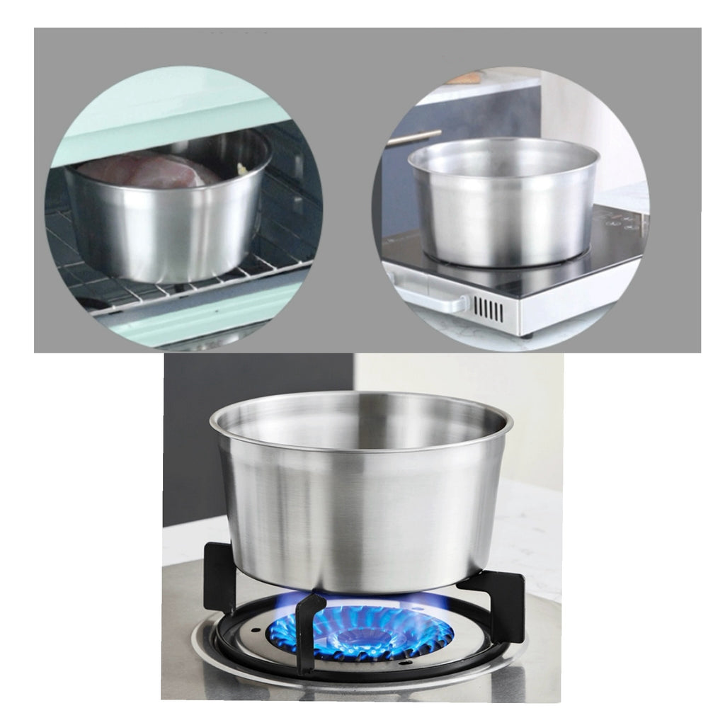 37 Oz 316 Stainless Steel Round Food Storage Container