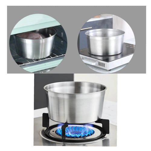 37 Oz 316 Stainless Steel Round Food Storage Container