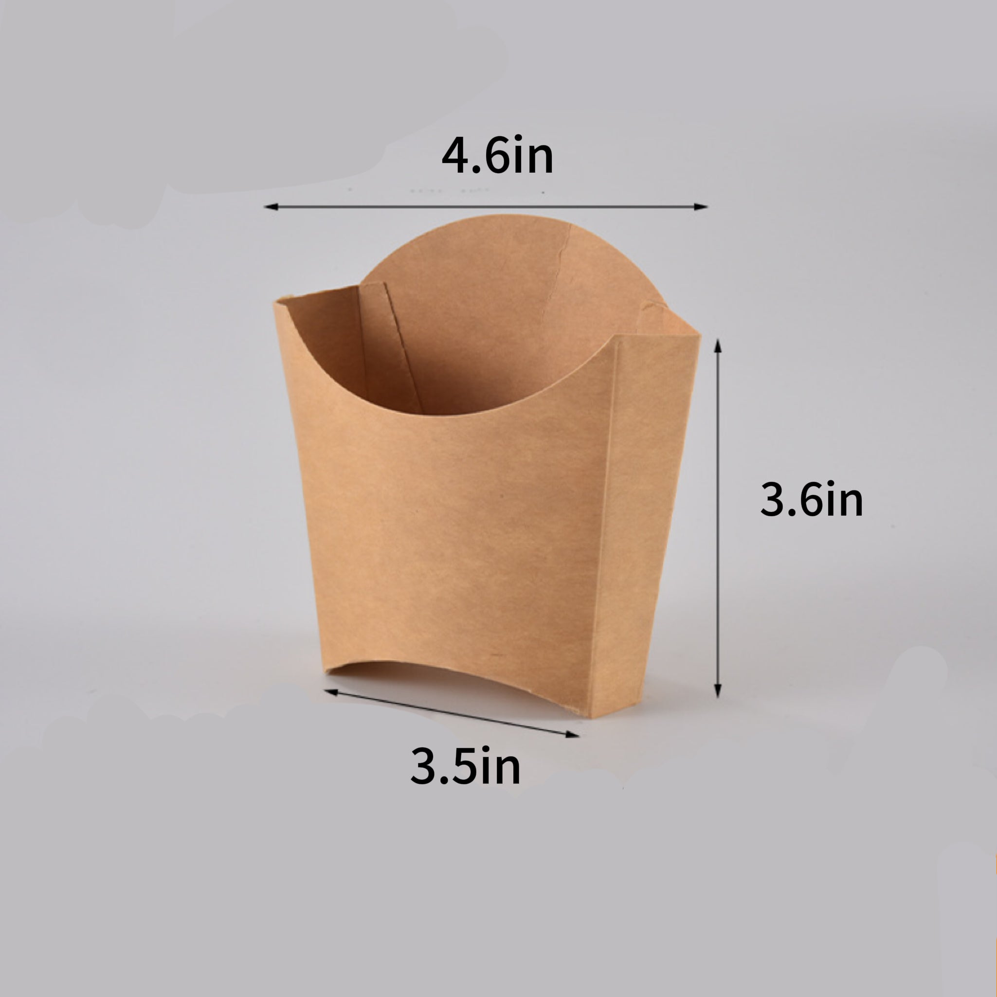 Disposable Kraft Paper French Fries Box