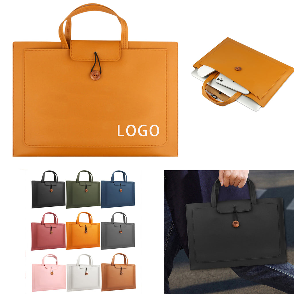 13.3 Inch Pu Leather Laptap Bag