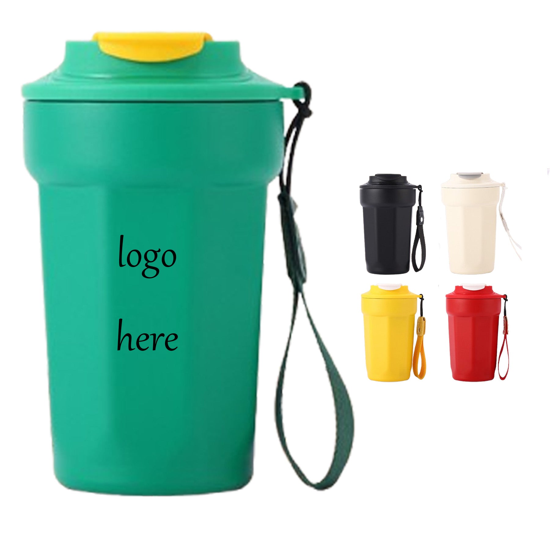 14Oz Octagonal Insulated Coffee Tumbler