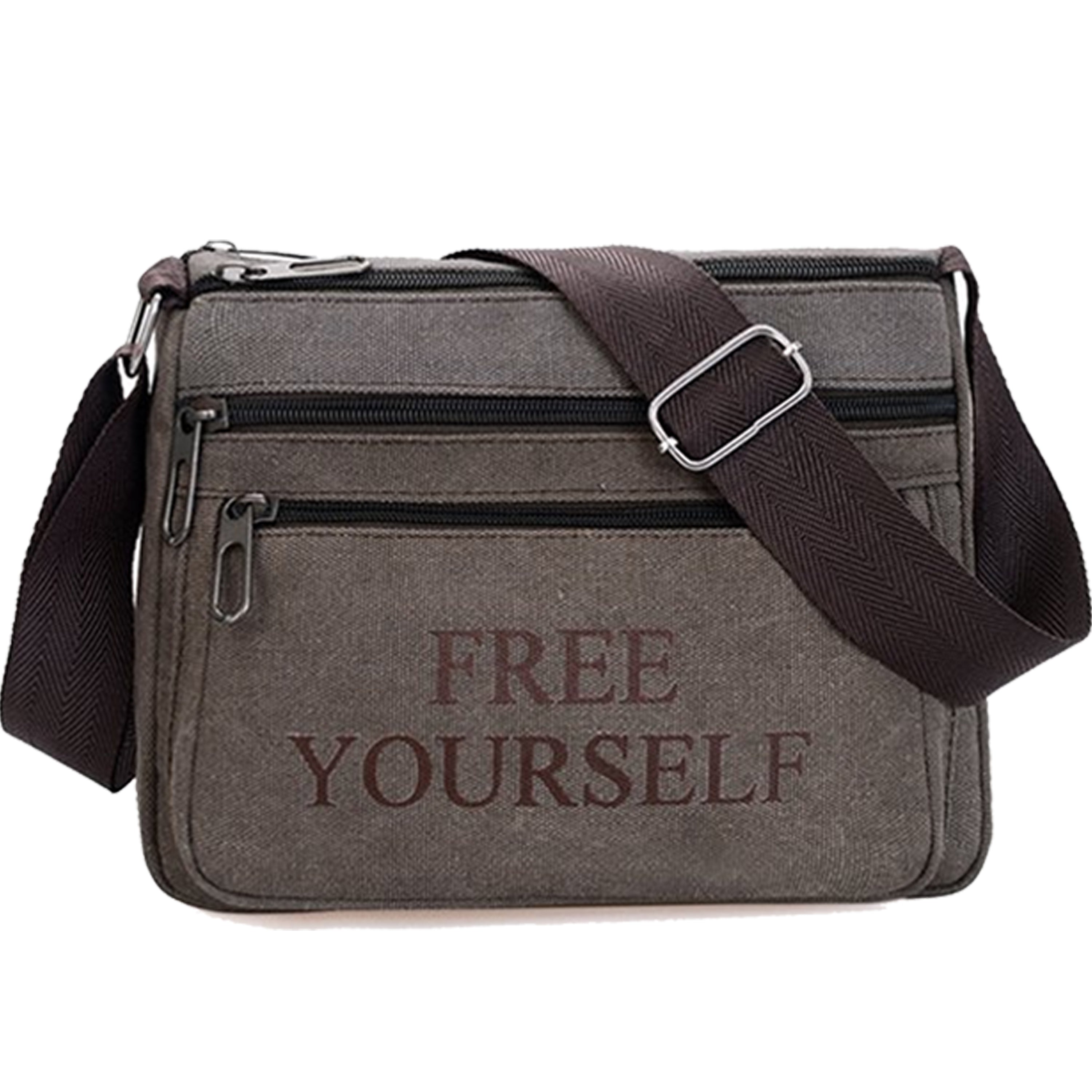 Men Vintage Crossbody Canvas Bag