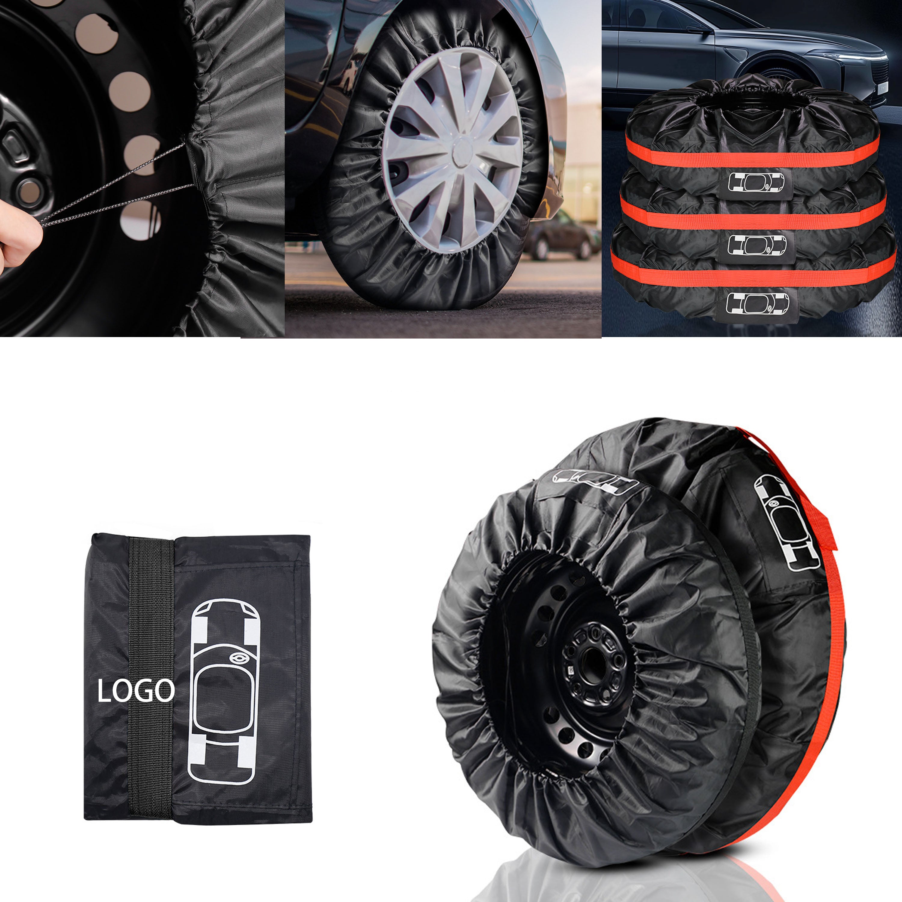 Car Spare Tire Dust Storage Protector
