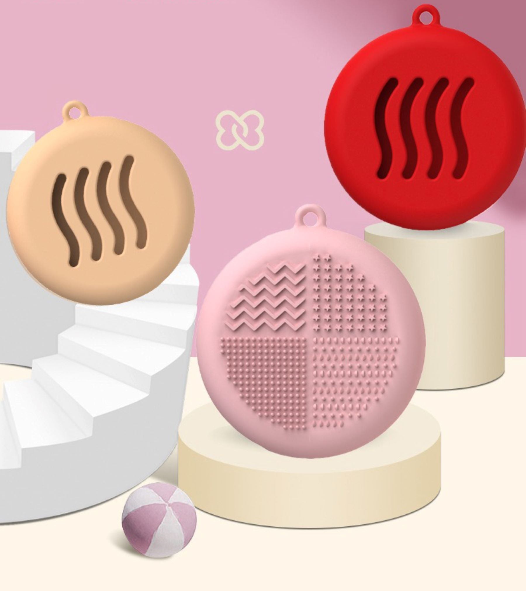 Silicone Powder Puff Storage Box
