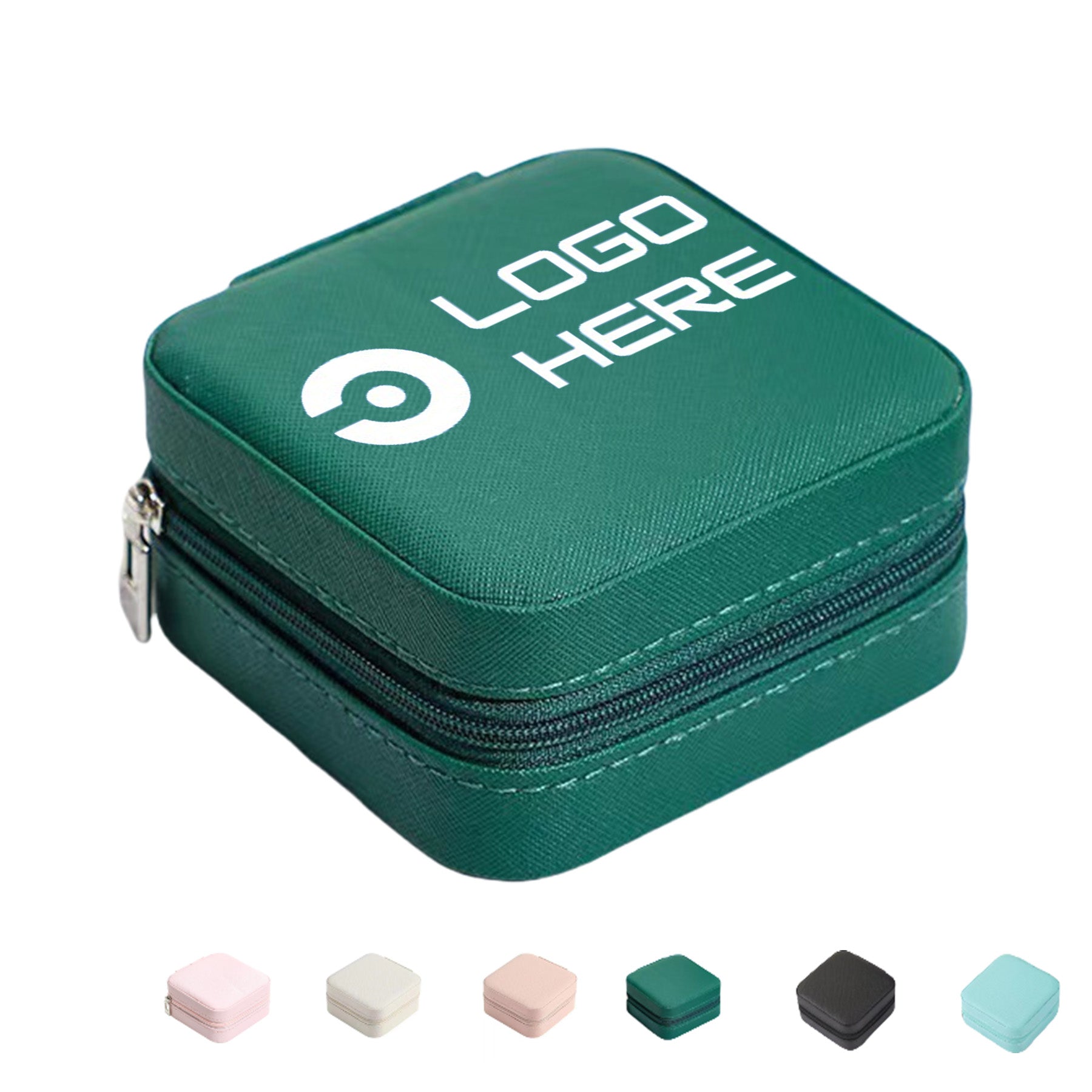Compact Zipper Jewelry Case