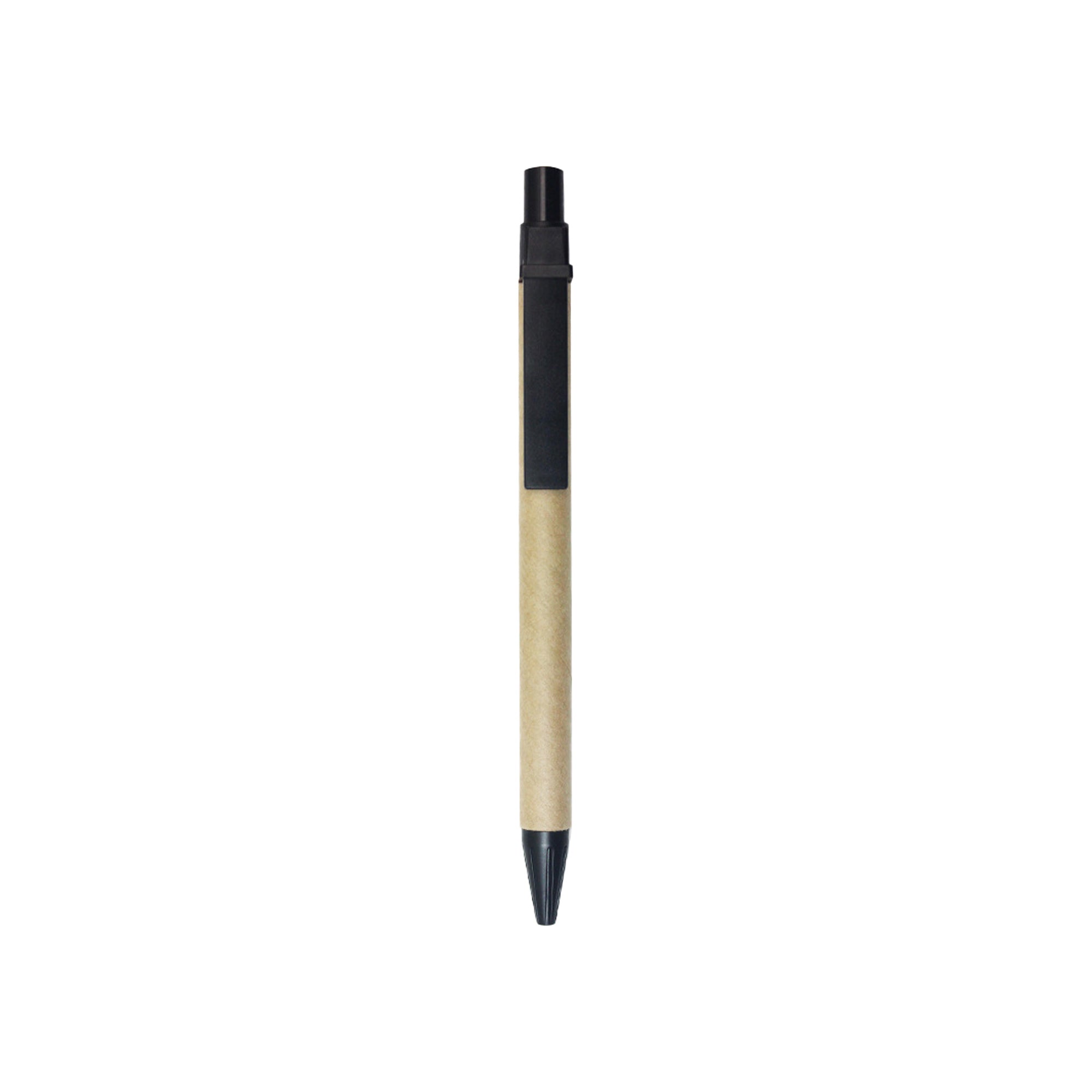 Eco-Friendly Kraft Paper Barrel Pen-Retractable Ballpoint