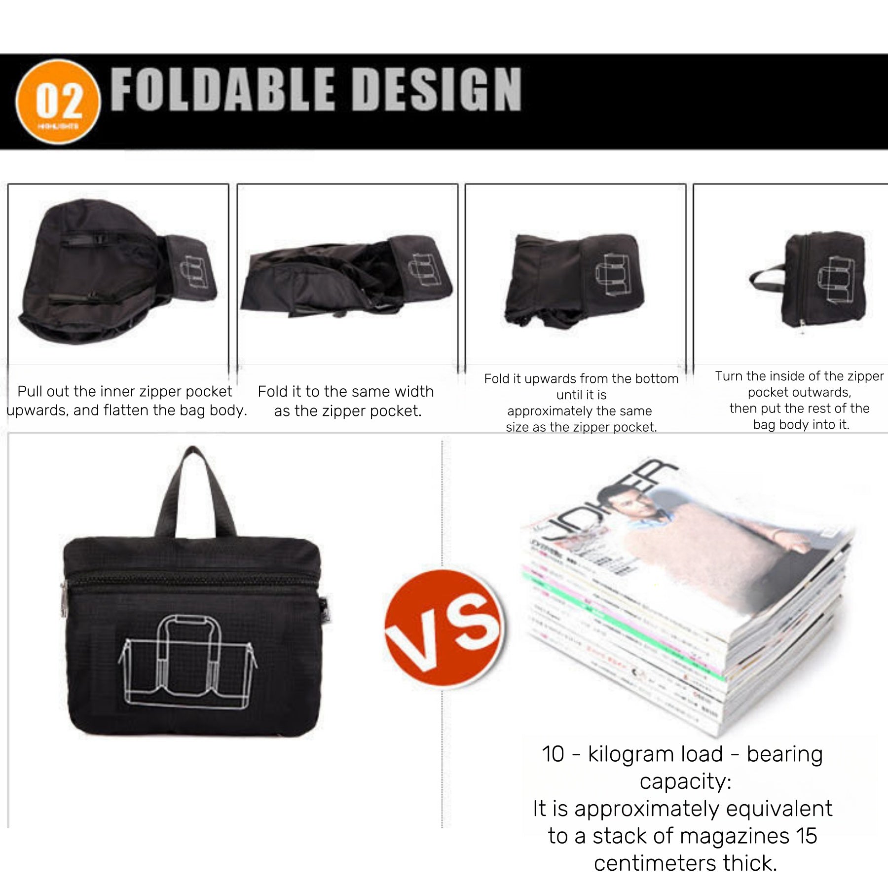 Large Capacity Foldable Travel Storage Bag