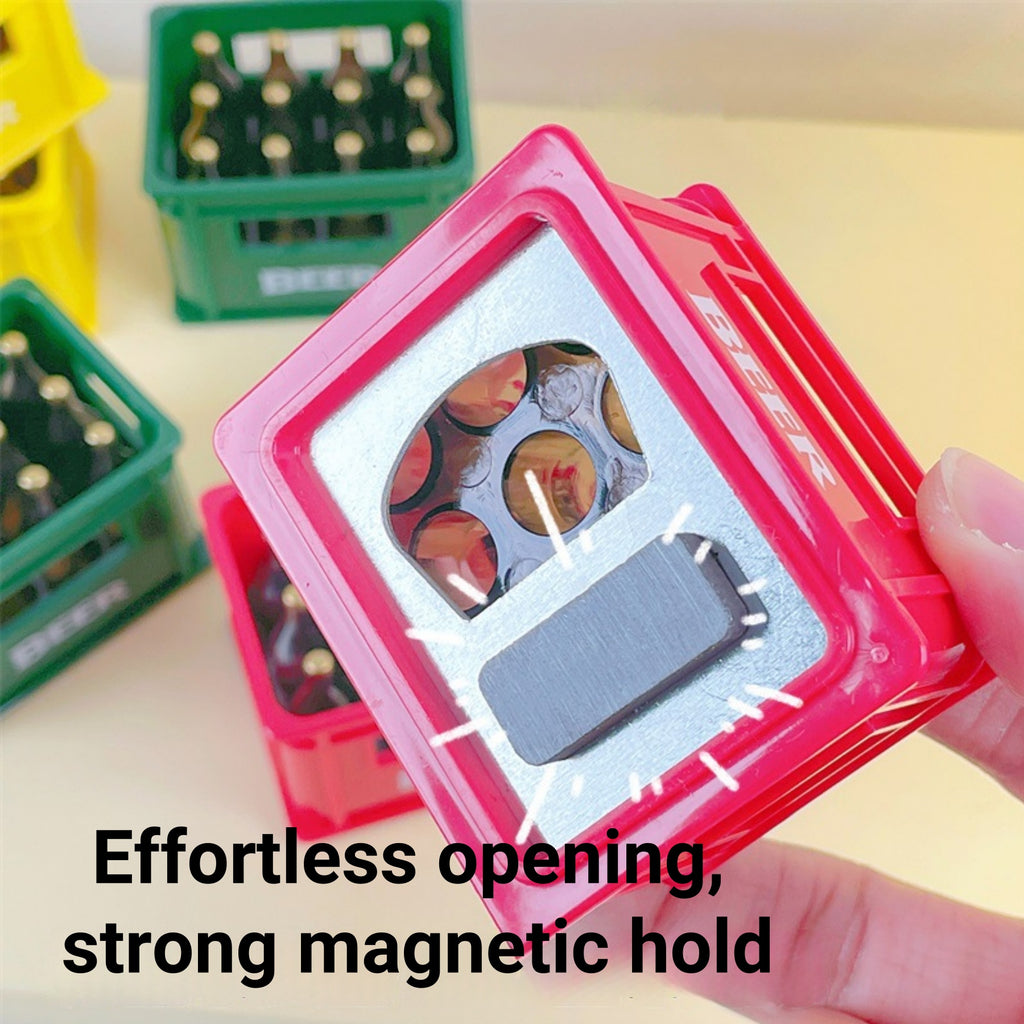 Three-dimensional Magnetic Refrigerator Magnet Bottle Opener
