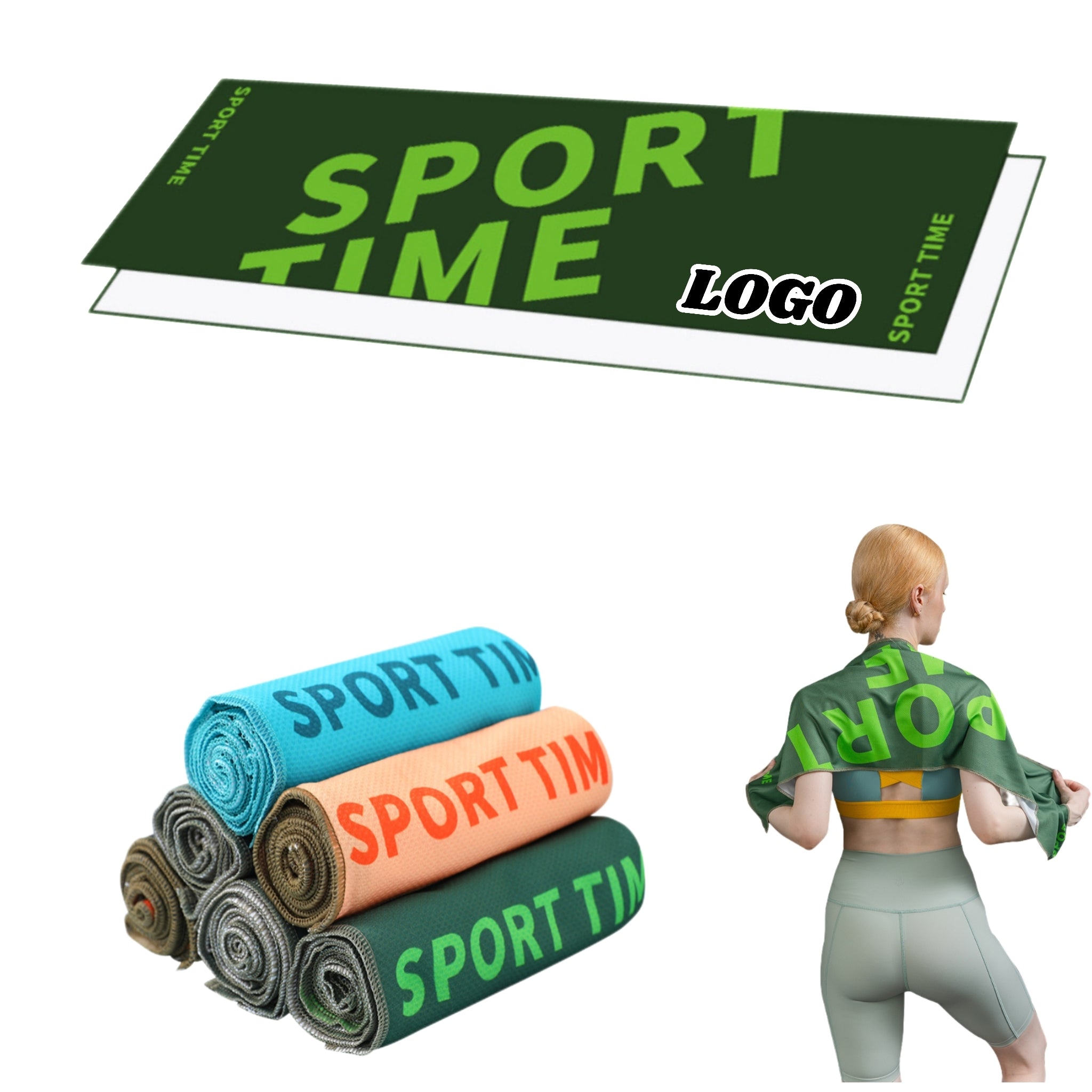 Sports Sweat-Absorbing Ice-Feeling Quick-Dry Towel