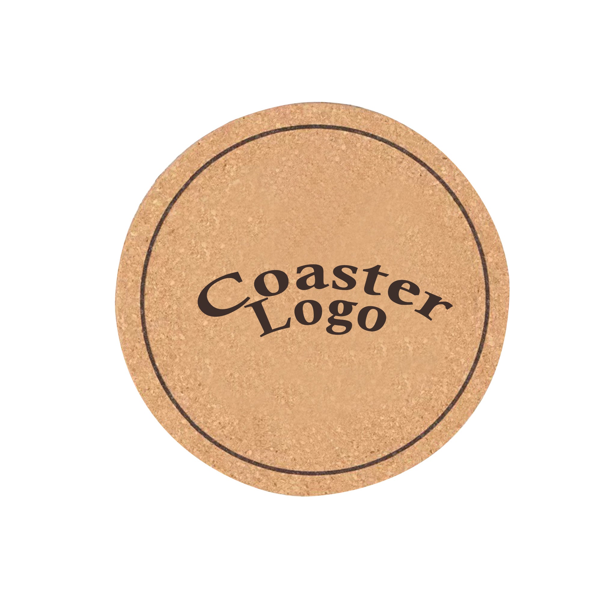 Customized Round Natural Cork Coaster-3.94 Inch