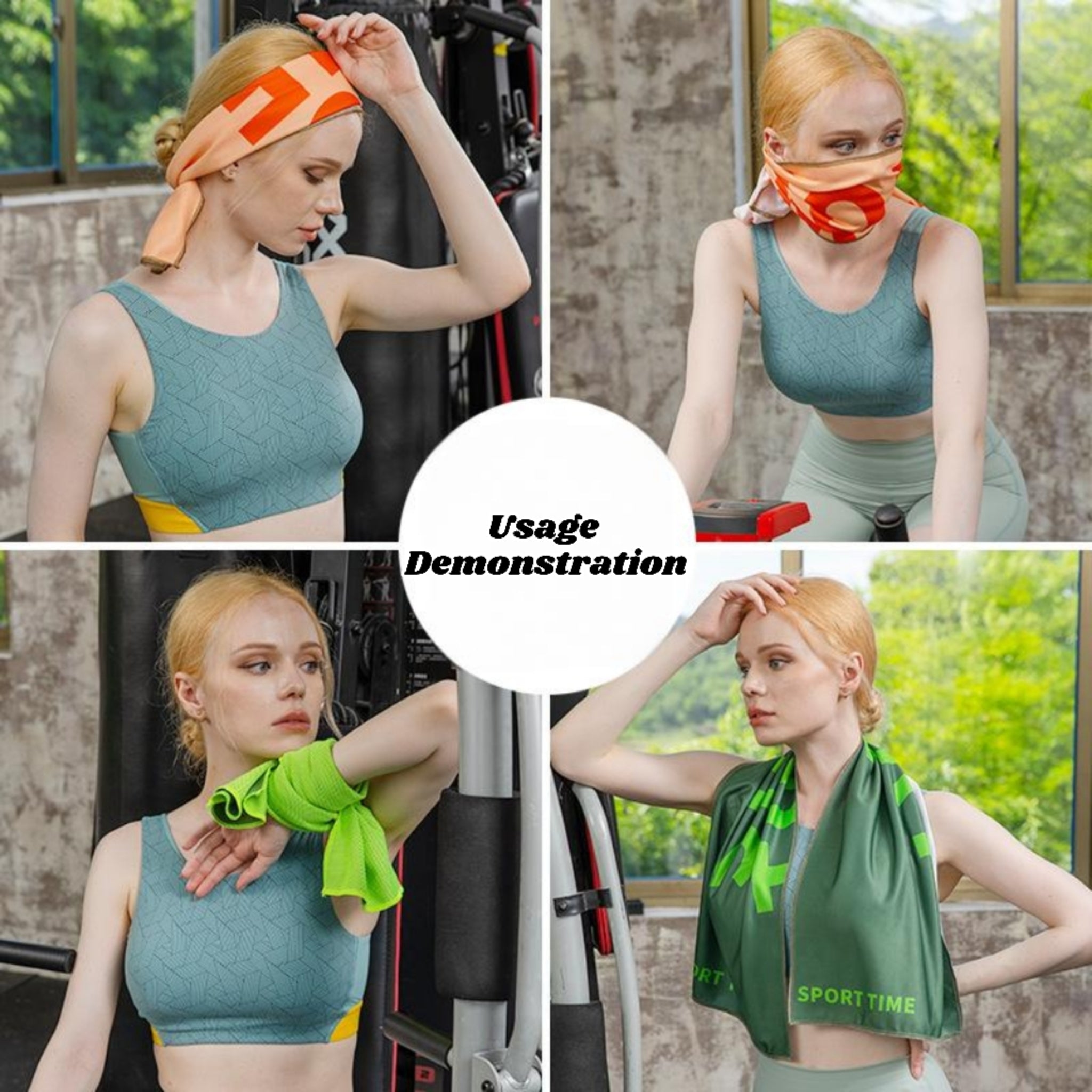 Sports Sweat-Absorbing Ice-Feeling Quick-Dry Towel