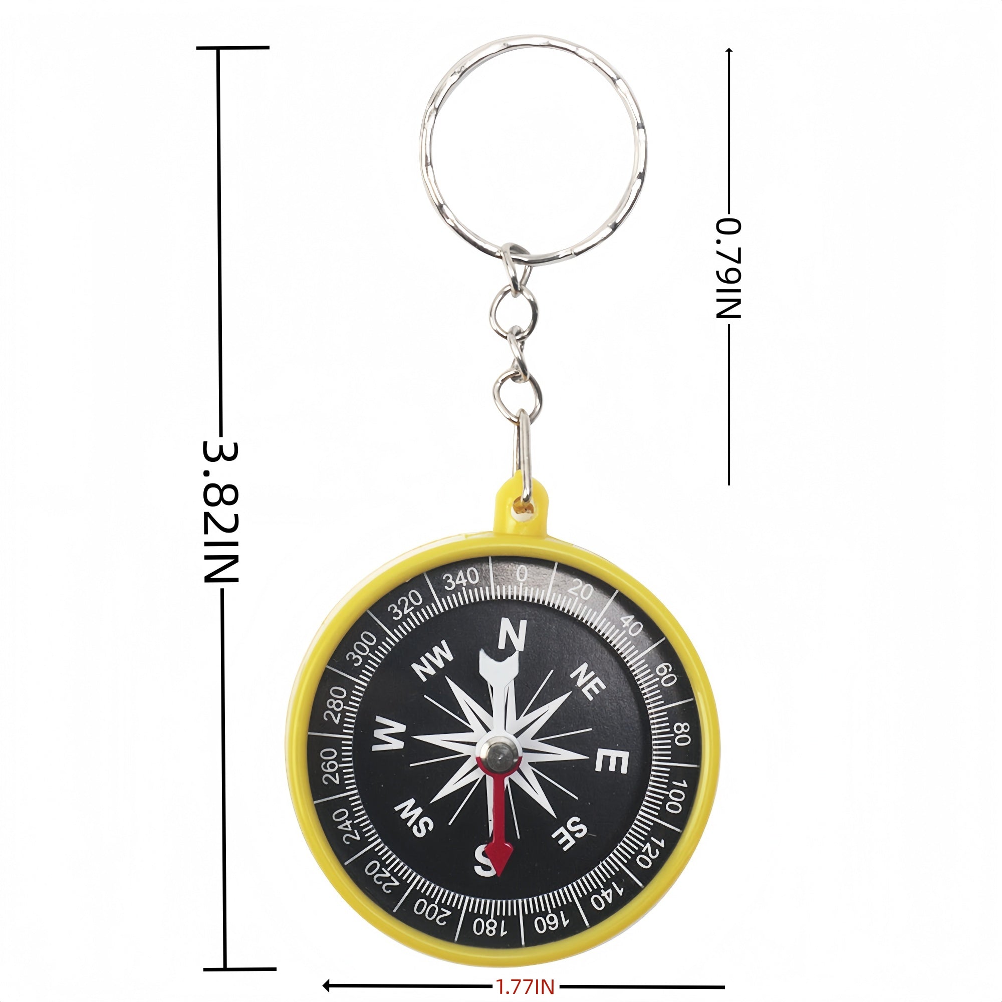 Keychain With Compass