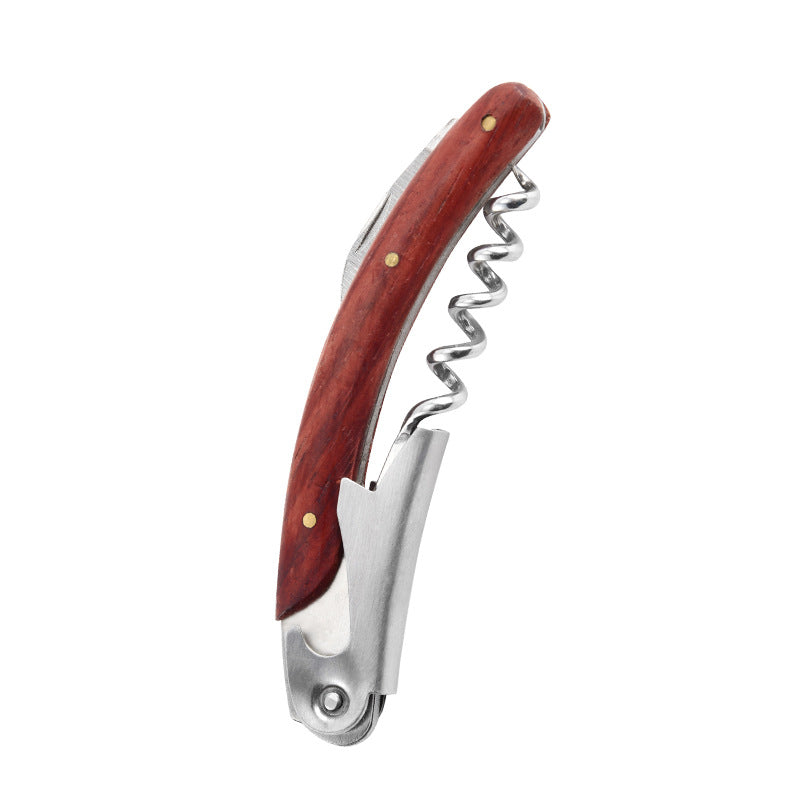 Multifunctional Outdoor Knife with a Wine Opener