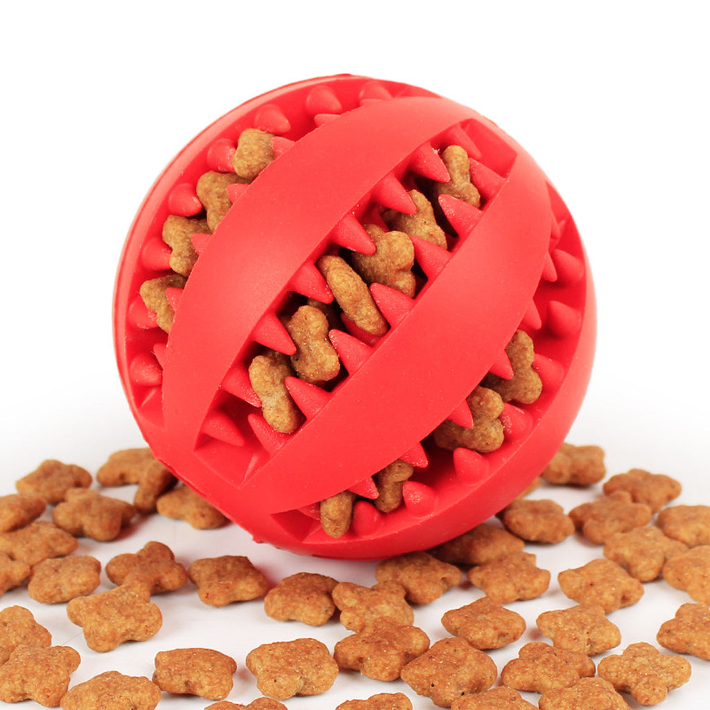 Milk Scented Rubber Dog Chew Pet Ball