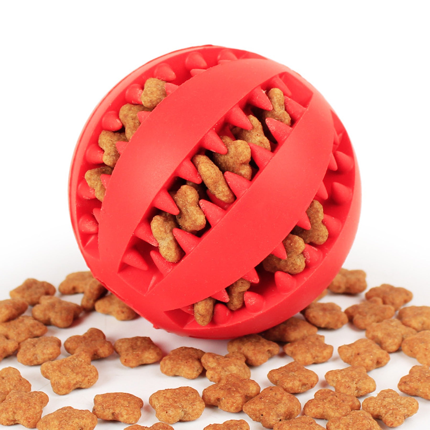 Milk Scented Rubber Dog Chew Pet Ball