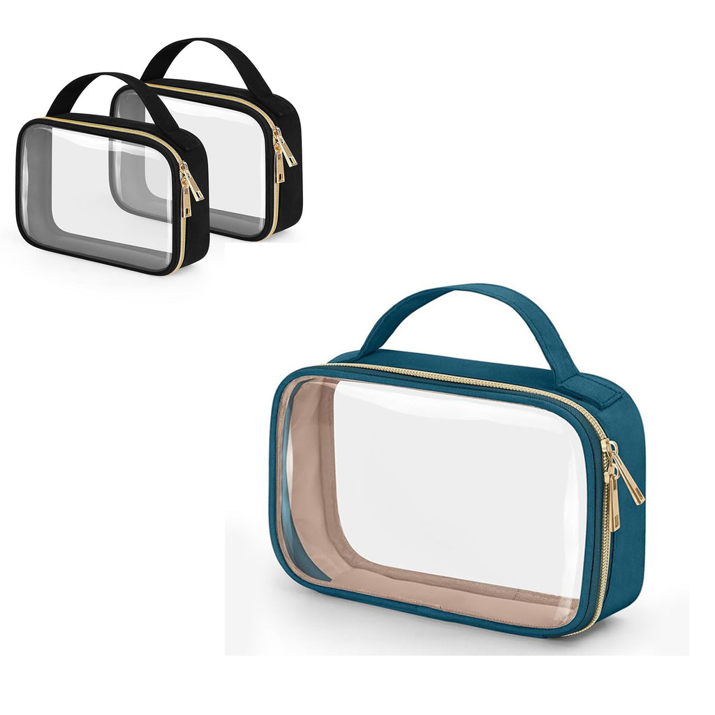 Portable Waterproof Transparent Travel Multifunctional Handheld Makeup Bag