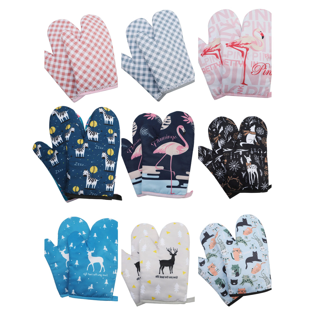 Nordic Scandi Oven Mitts Heat Resistant Thickened Baking