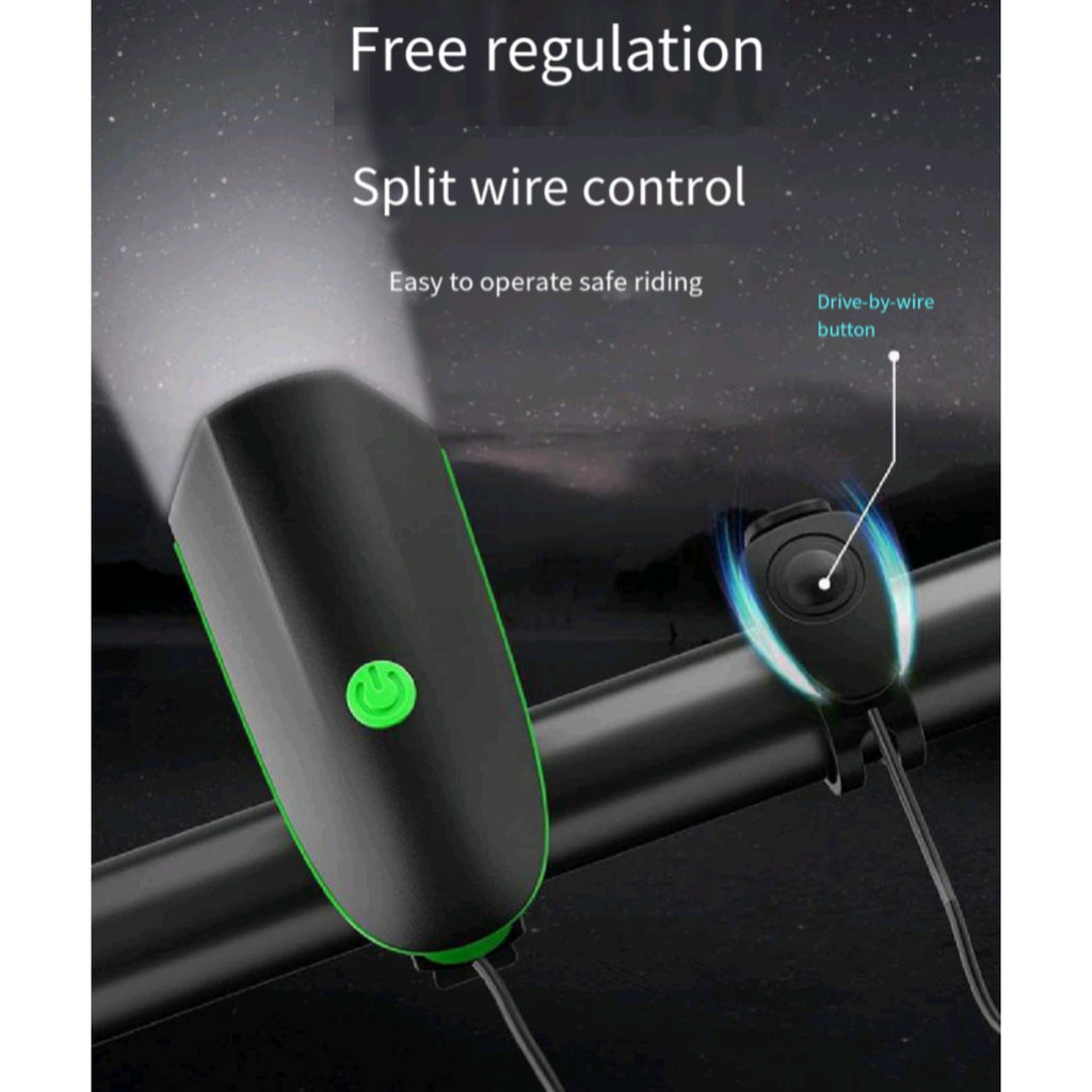 Bicycle Light With Integrated Safety Horn