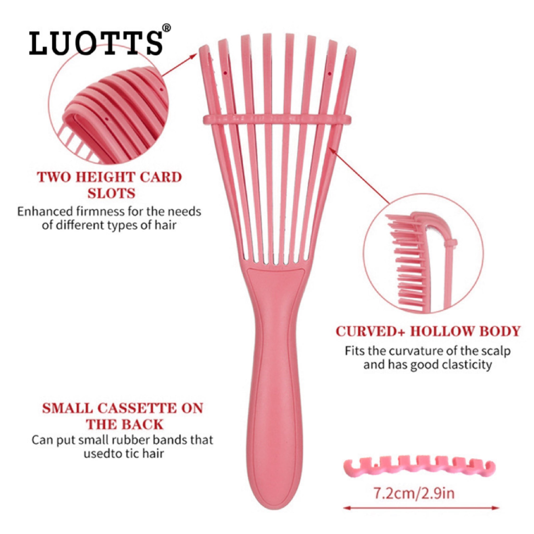 Eight-Claw Detangling Hair Brush