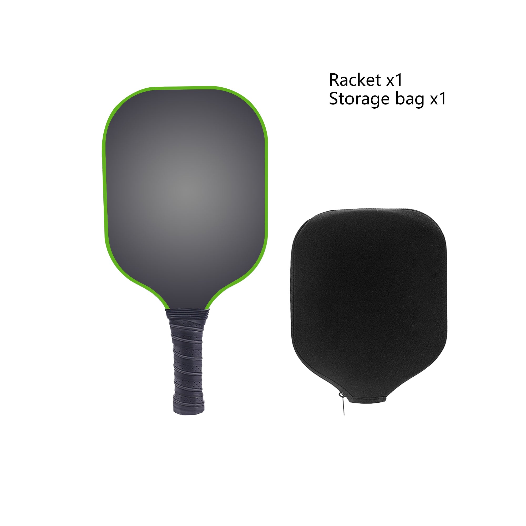 Pickleball Paddle Fiberglass Surface With Bag For Beginners