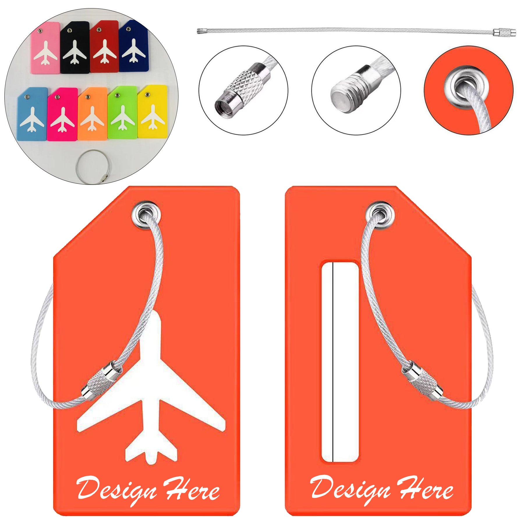 Silicone Luggage Tag