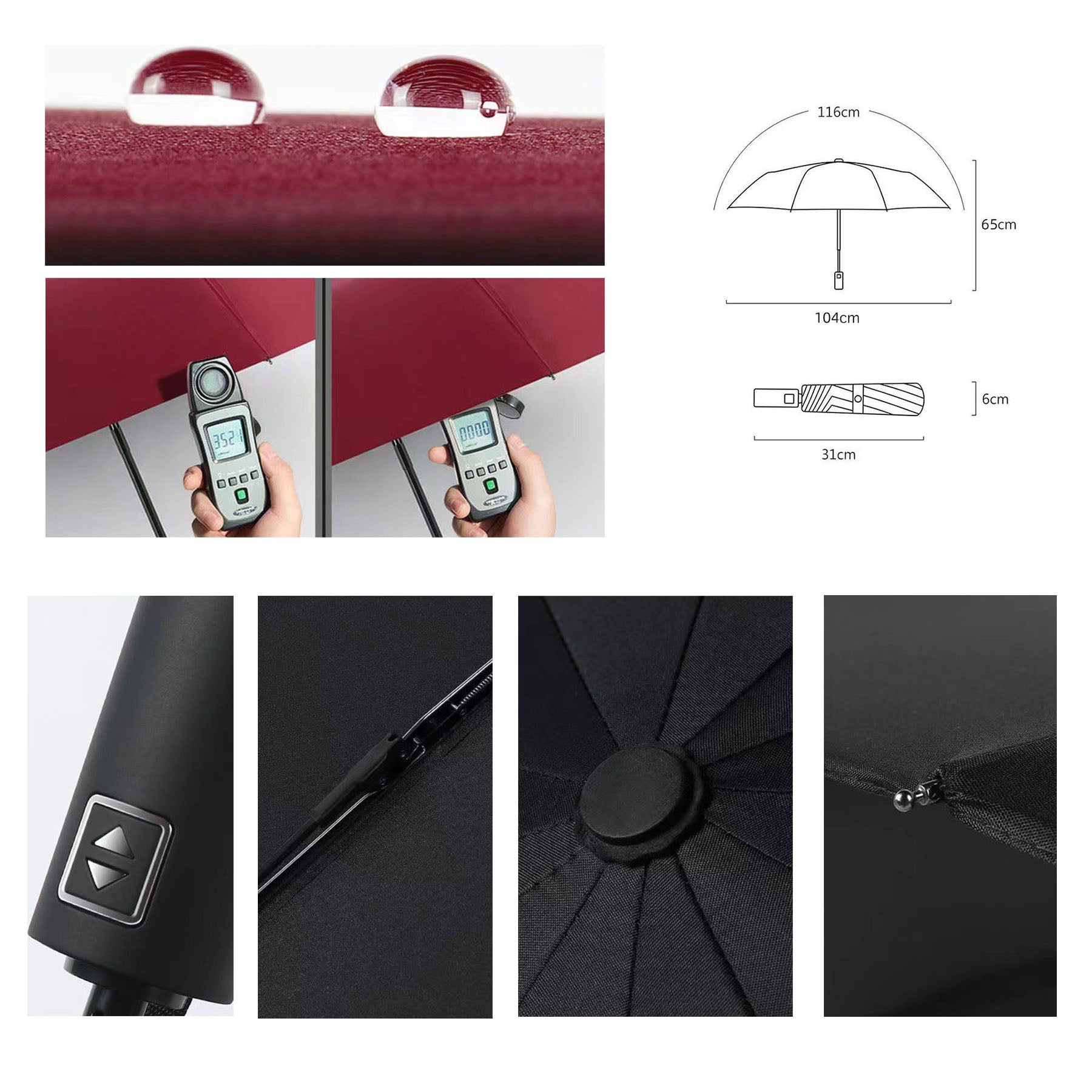 Eight-Bone Automatic Folding Umbrella
