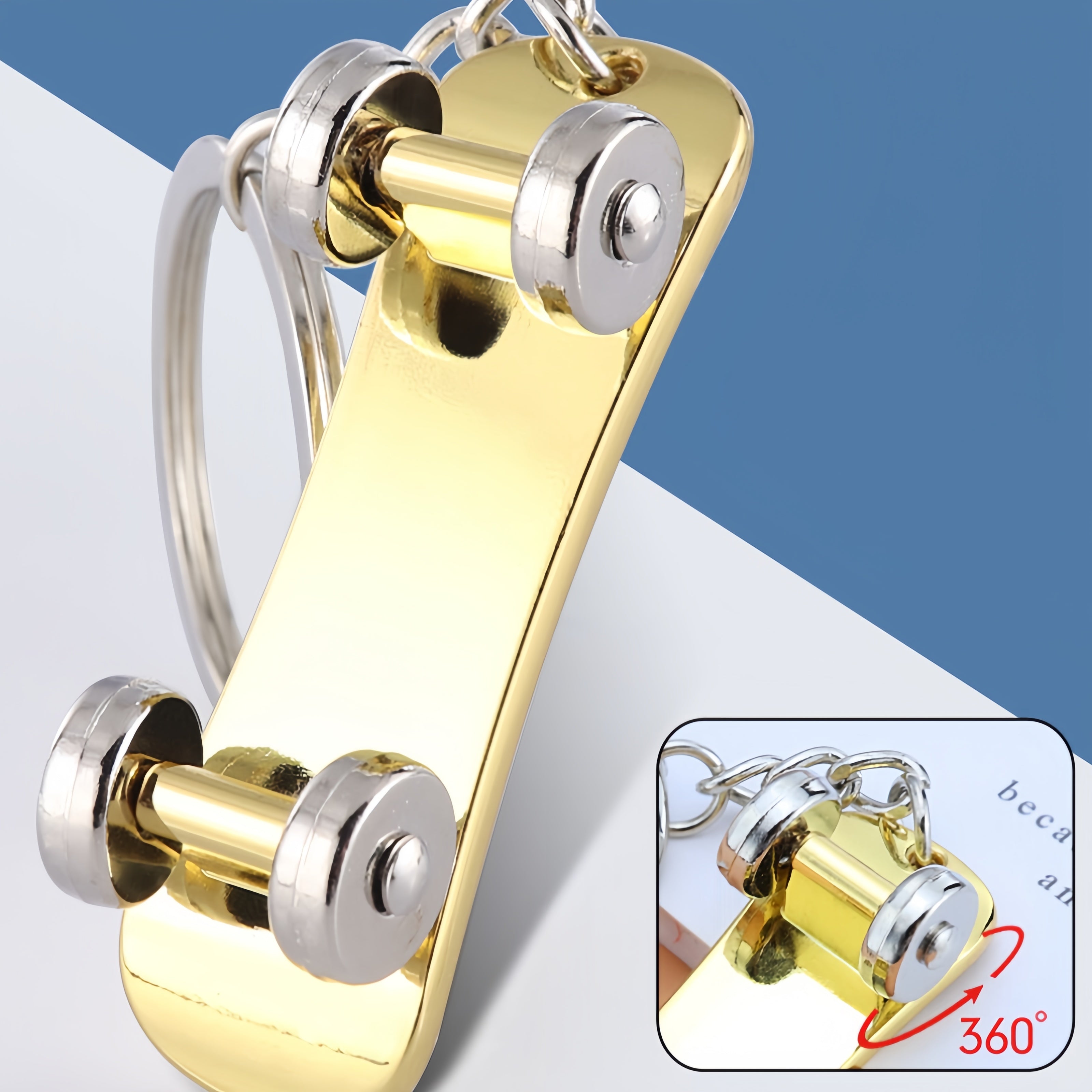 Skateboard Keychain