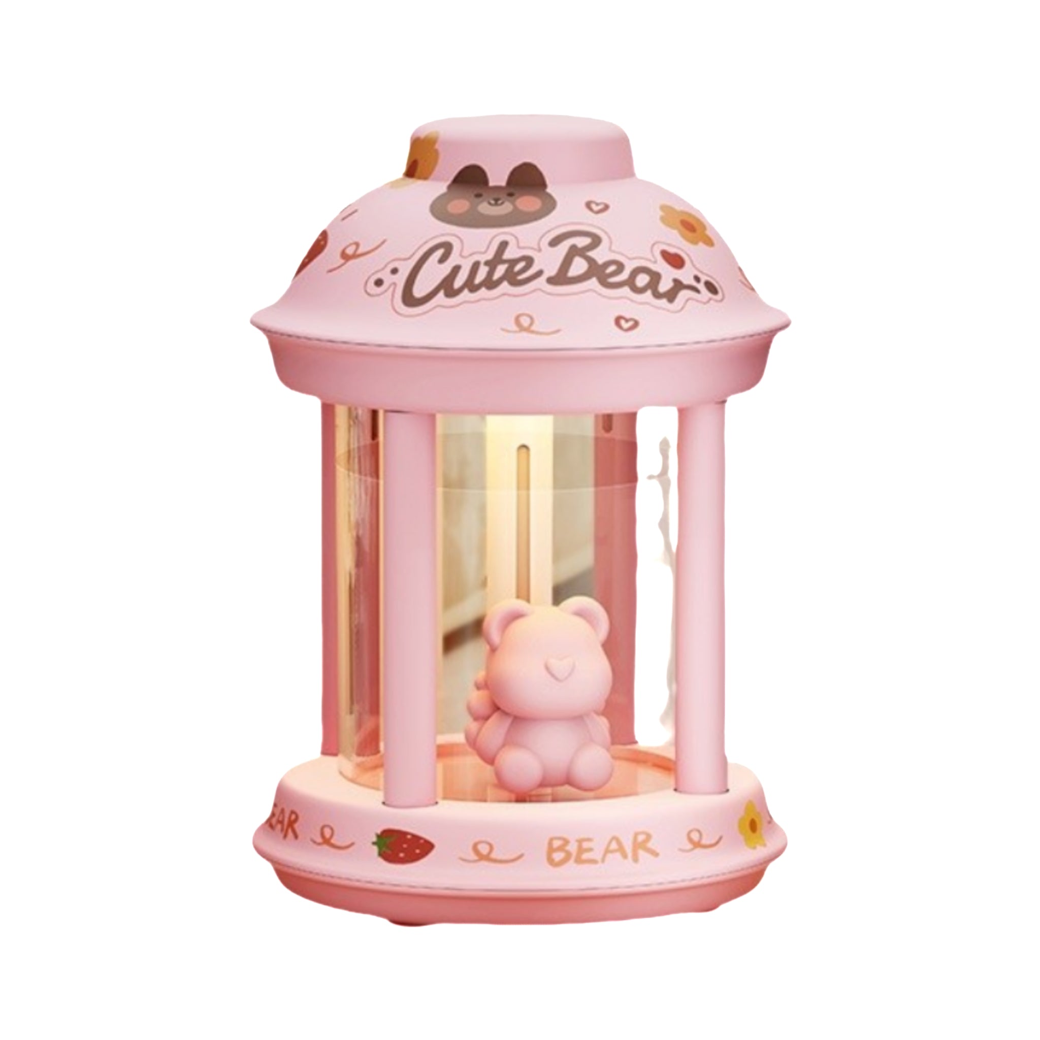 Animal Shape USB Mini Humidifier Night Light Desktop