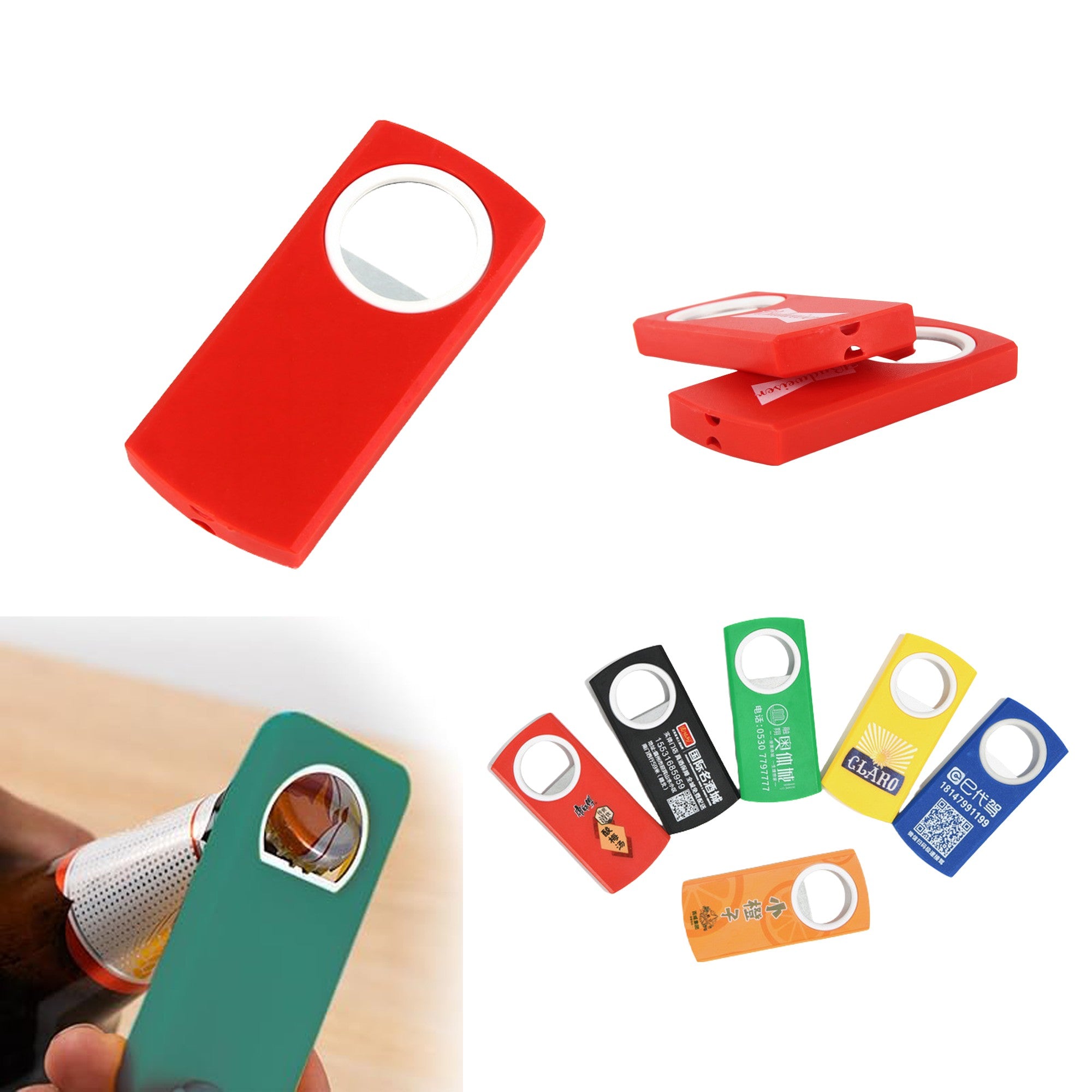 Multi-Function Plastic Bottle Opener Tool