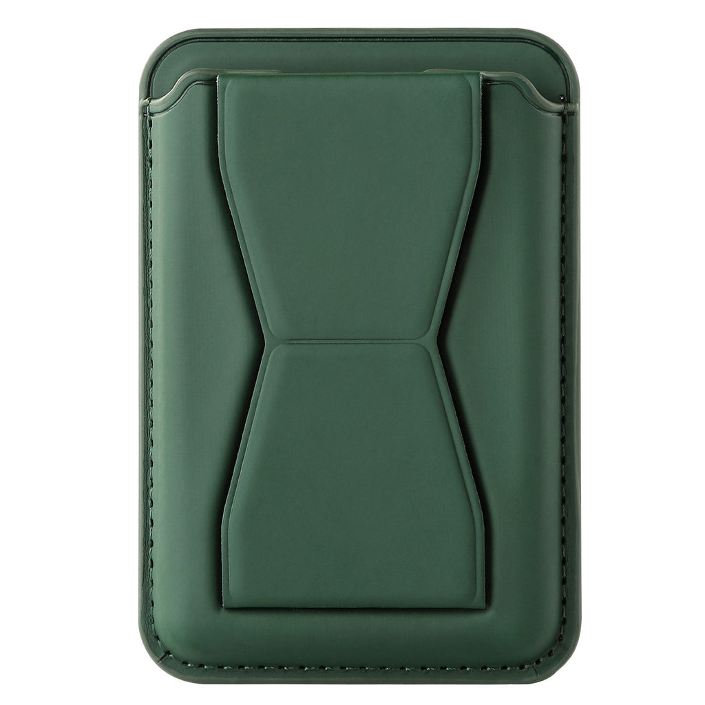 Mobile Phone Leather Card Case Stand