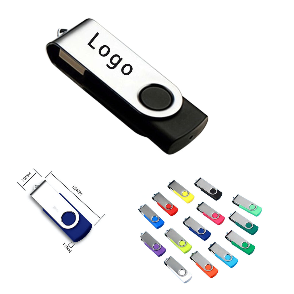 Metal Swivel Udp Clamp 8G Usb Disk