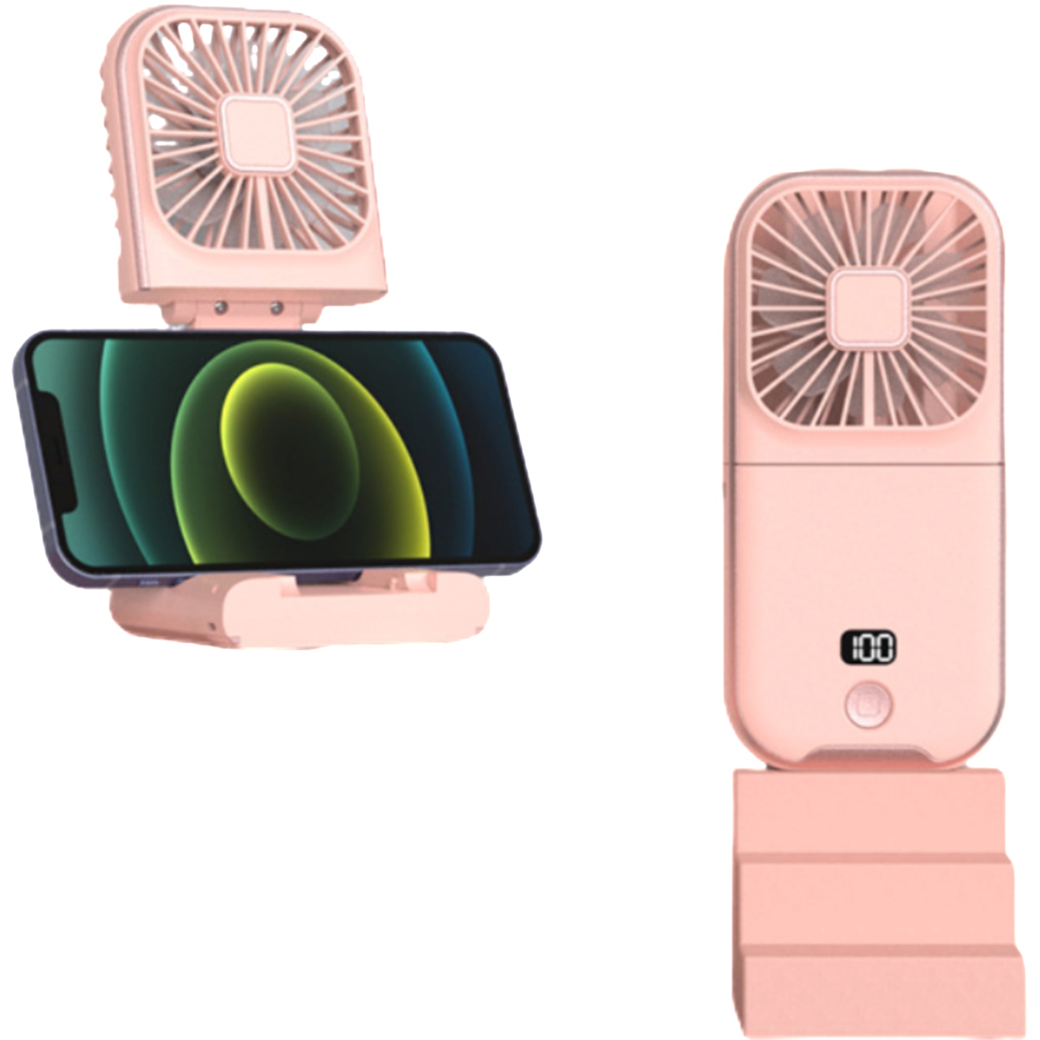 Neck Hanging Foldable Power Bank Fan