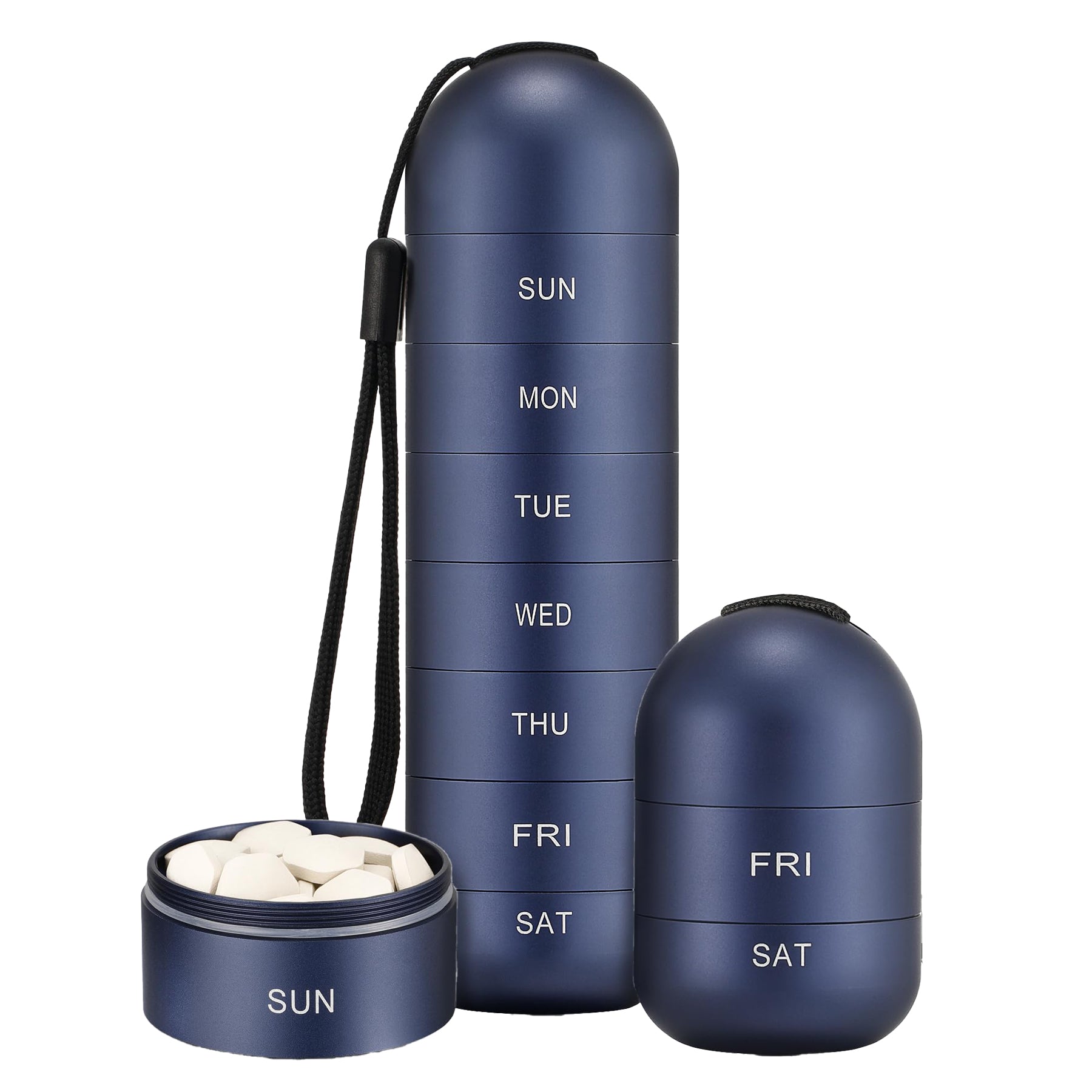 Big Style Delicate Metal Sealed Waterproof Outdoor Pill Box