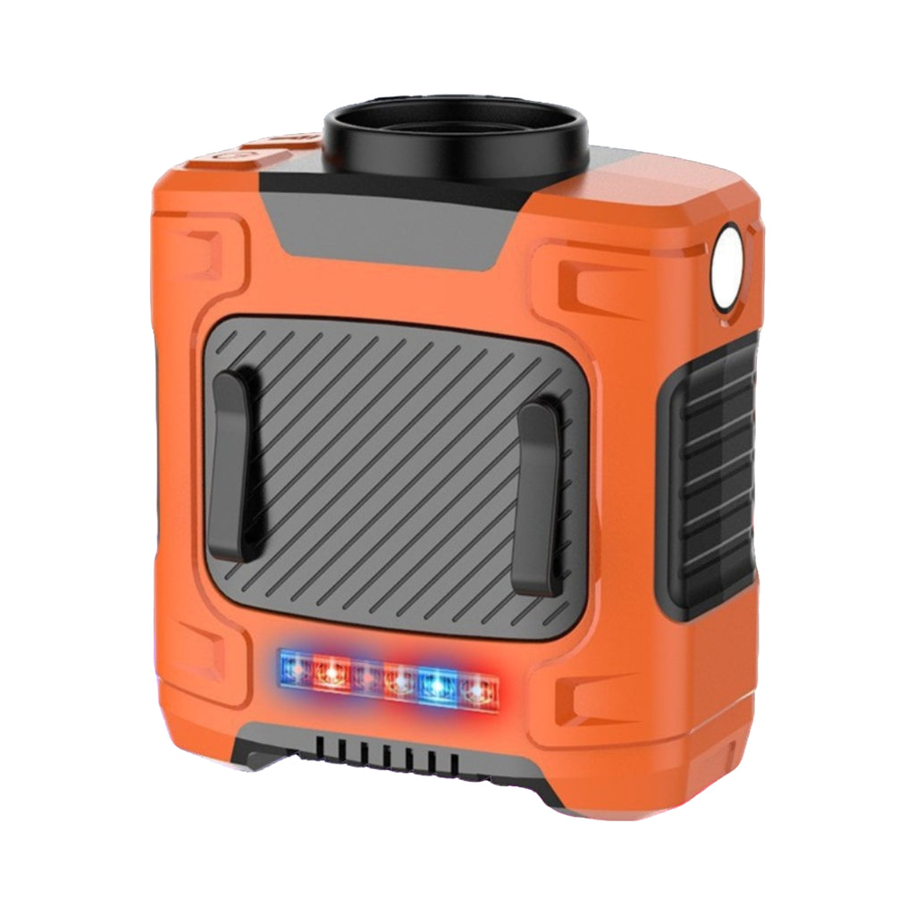 Wearable Waist Fan Outdoor Rechg Flashlight Long Last