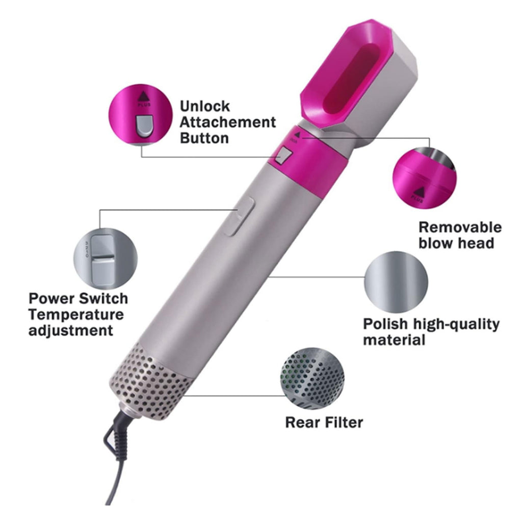 Multifunctional 5-in-1 Automatic Hair Curler