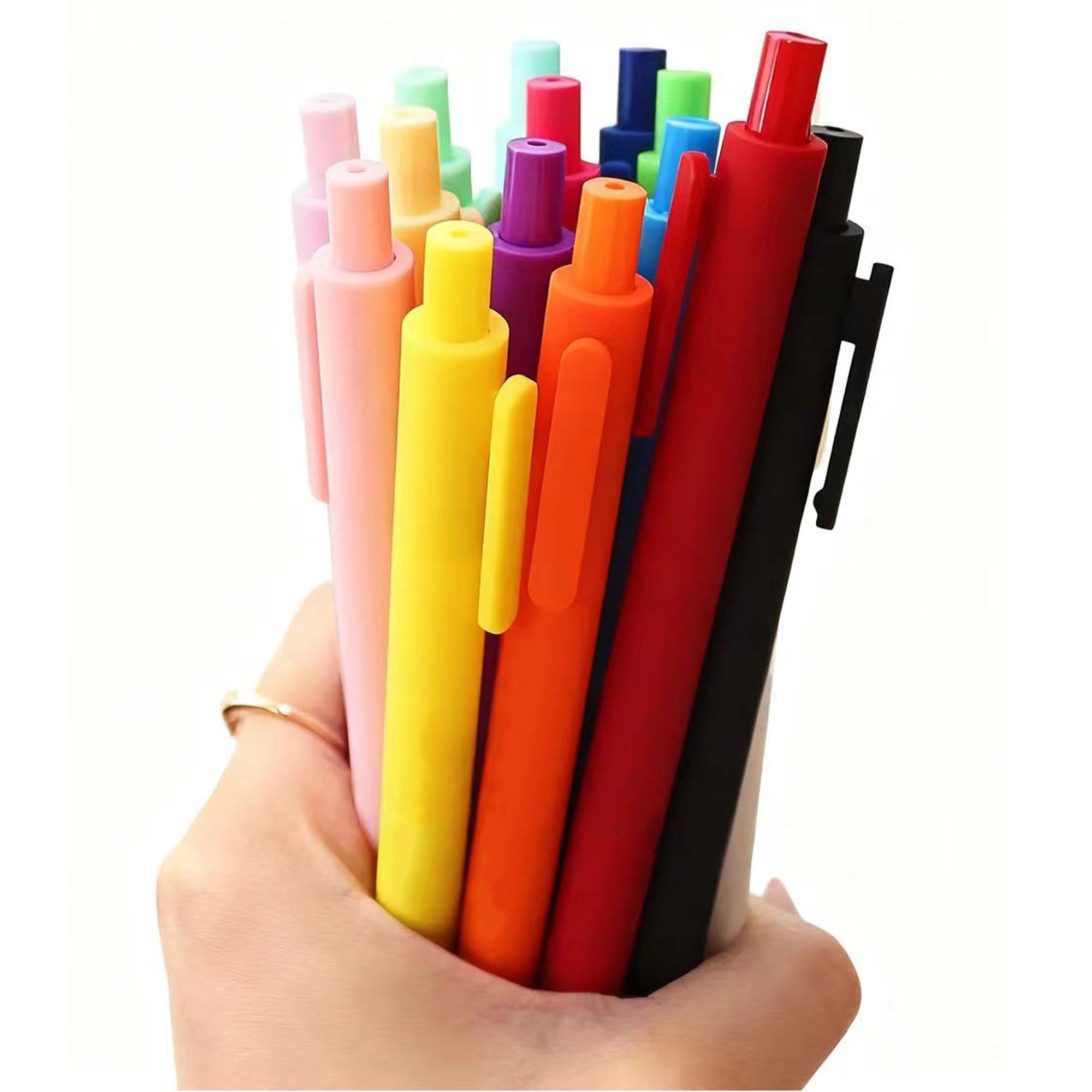 Gel Black Ink 0.5 MM Press Ballpoint Pen