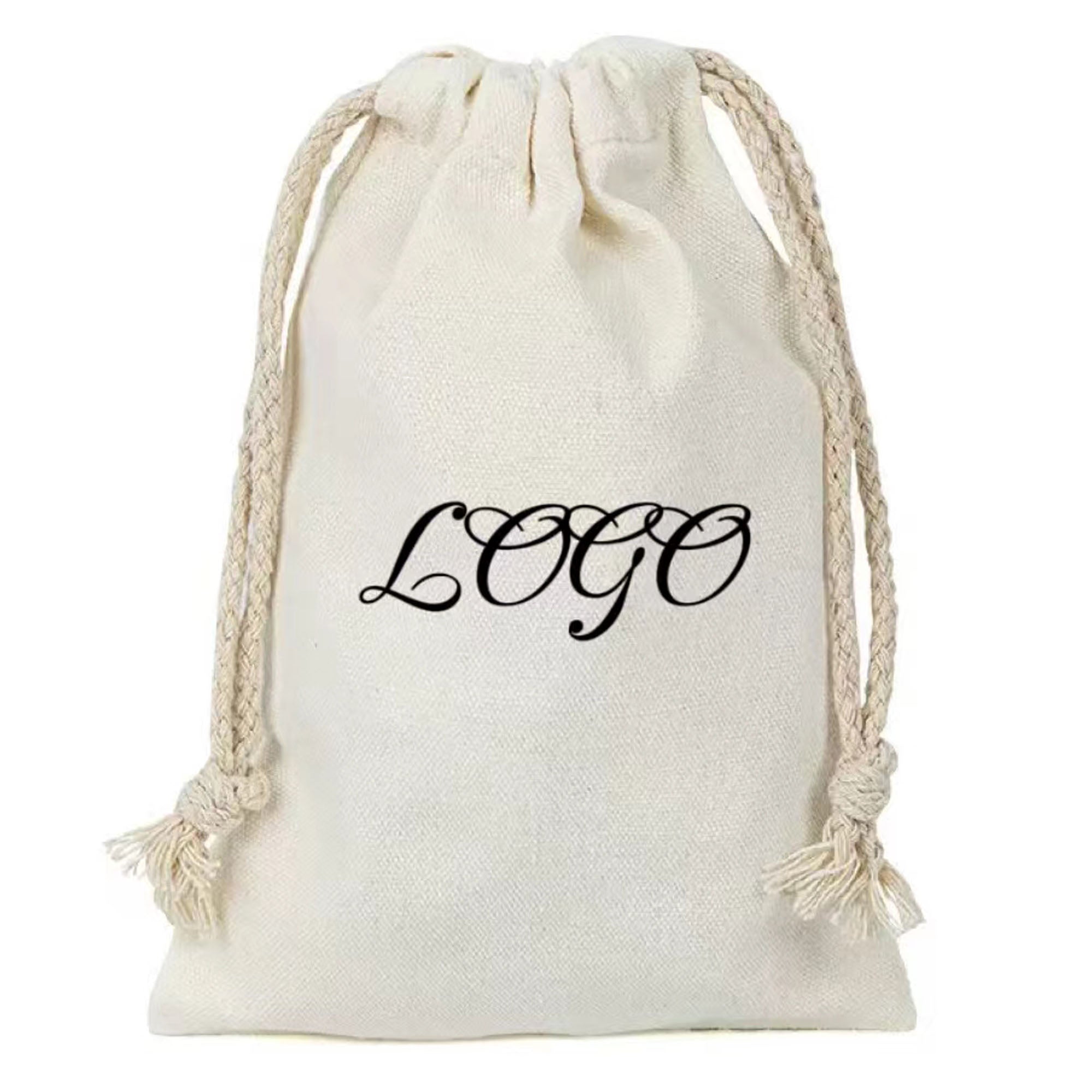 Mini Canvas Drawstring Pocket