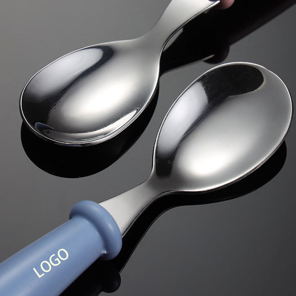 Ergonomic Stainless Steel Baby Spoon