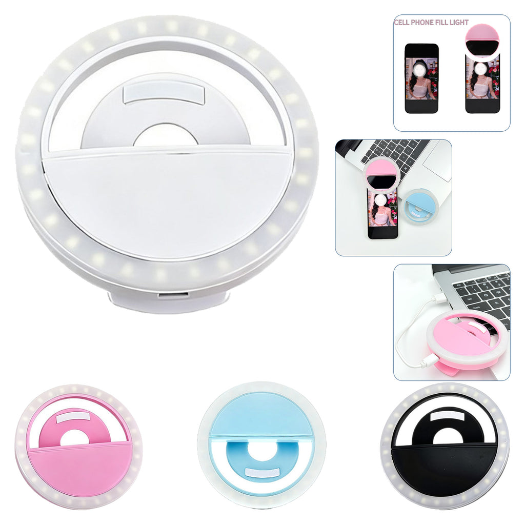 Clip On Ring Light For Selfie And Zoom Video Conference