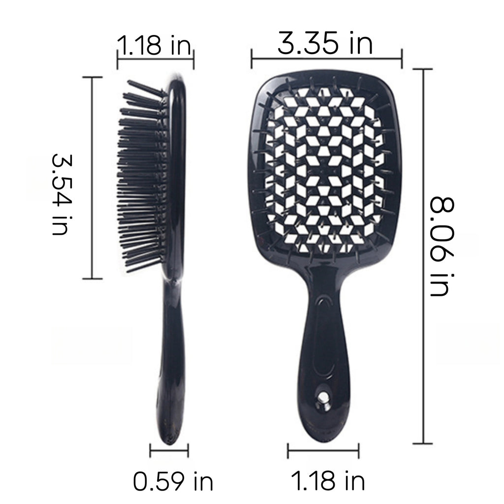 Square Hollow Grid Massage Comb