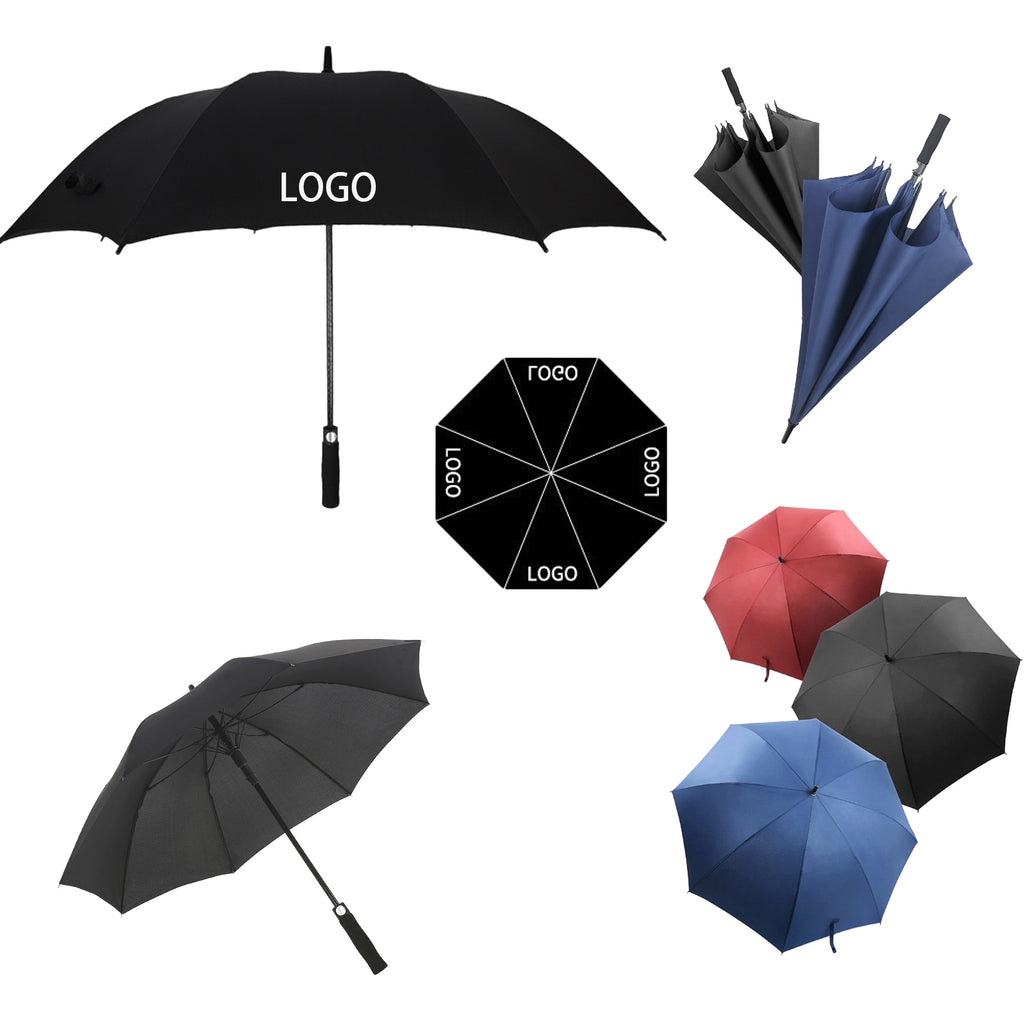 Auto-Open Long-Handle Umbrella-Wind-Resistant Rain Shield