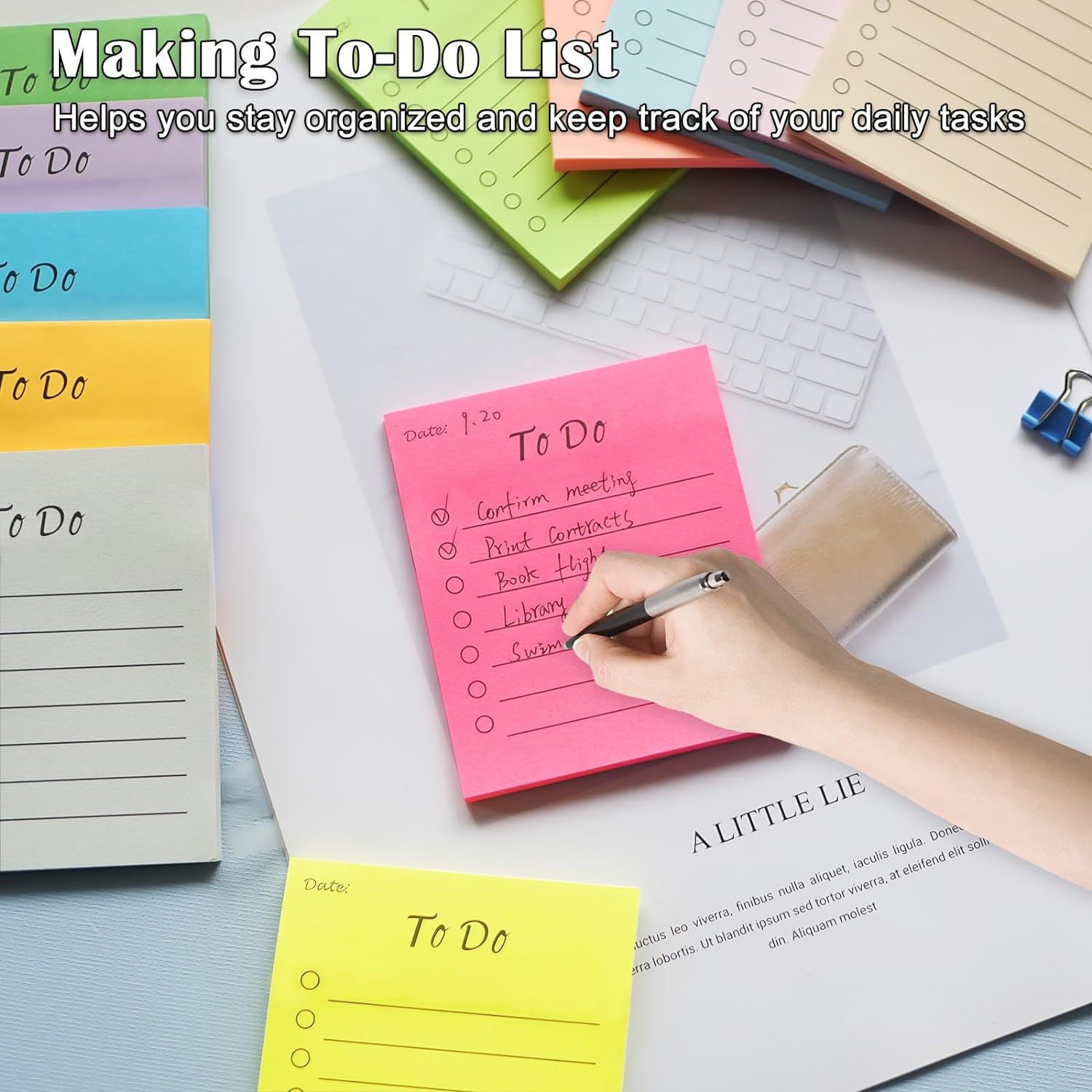 42 Sheet Sticky Note Pad